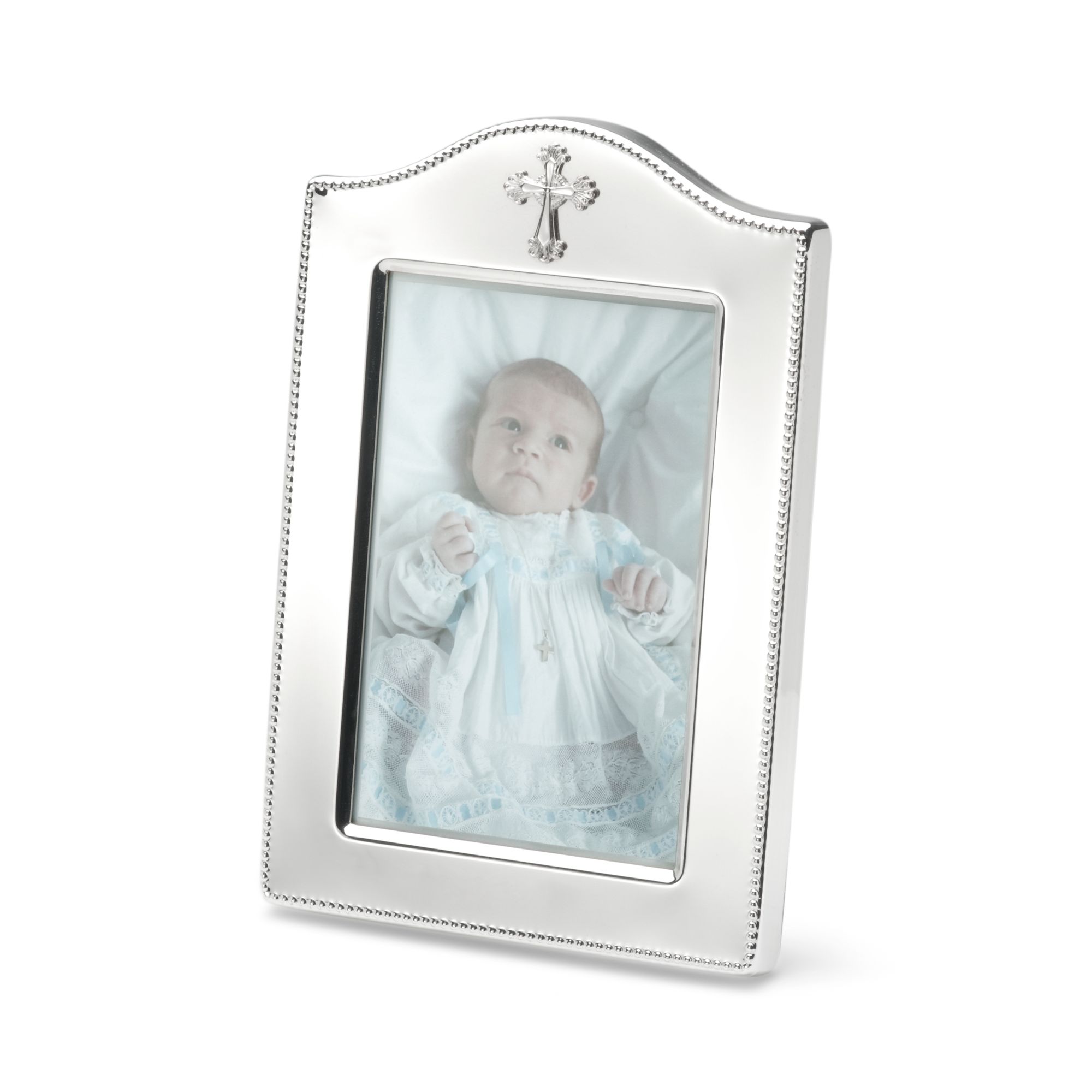 Reed Barton Abbey Cross Silver Plate Frame 150$
