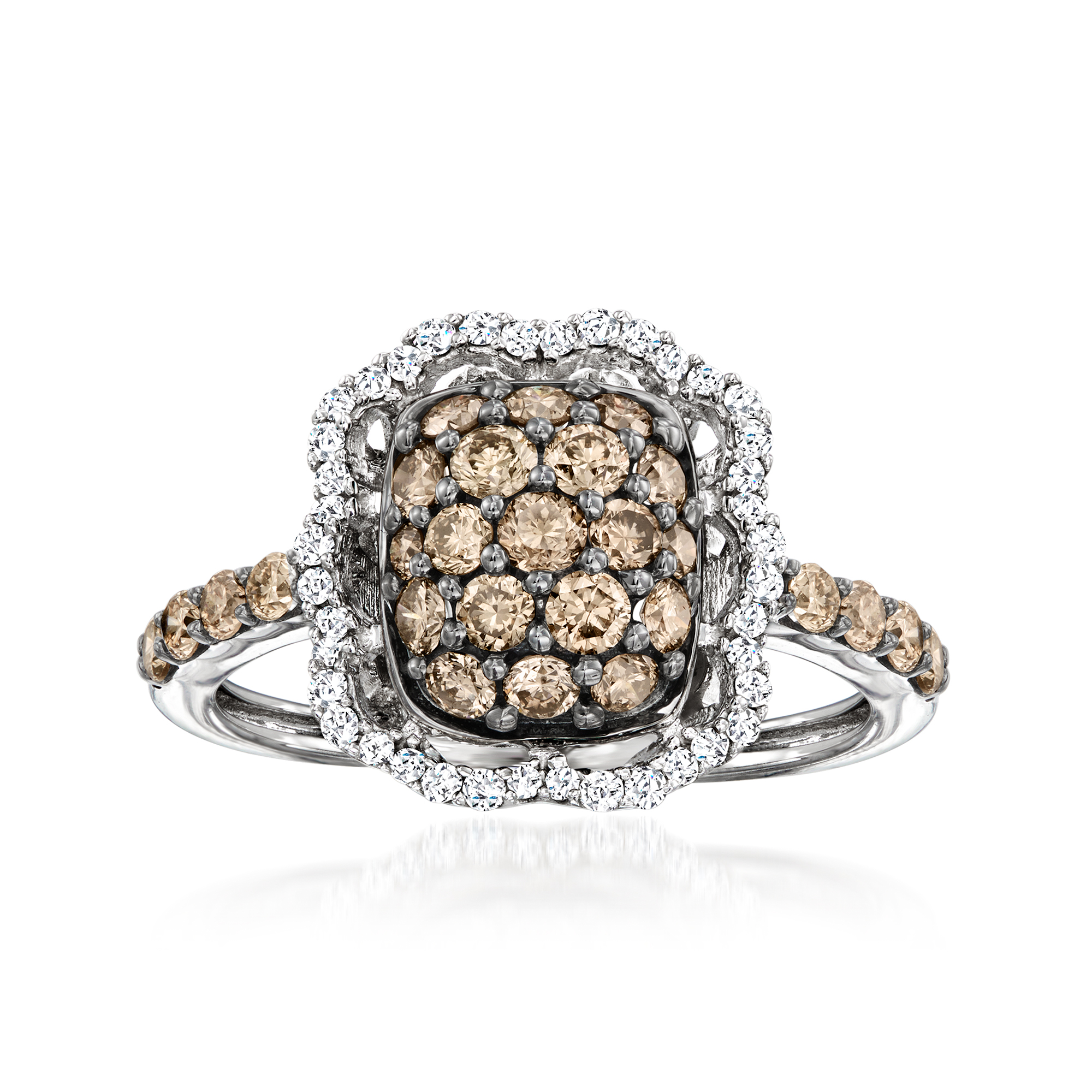 Le Vian 98 ct tw Chocolate and Vanilla Diamond Ring in 14kt Vanilla Gold 3495$