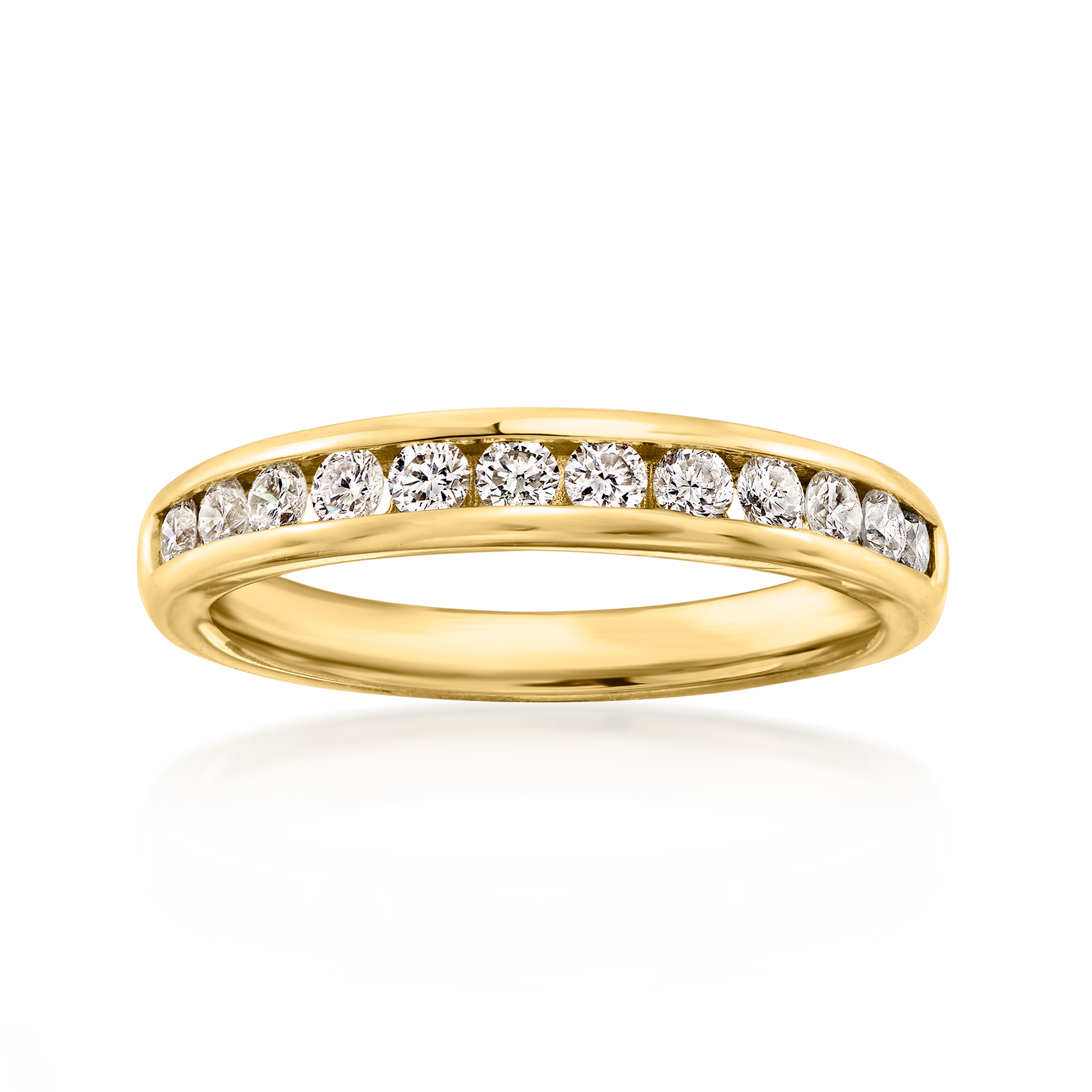 C 2000 Vintage 36 ct tw Diamond Ring in 14kt Yellow Gold