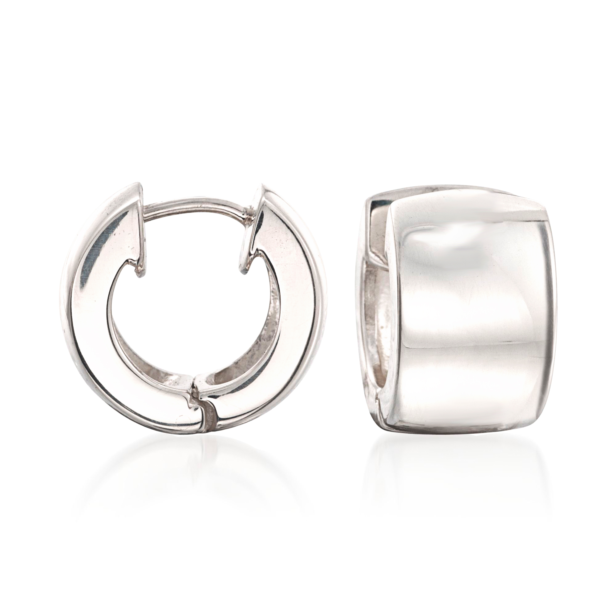 Zina Sterling Silver Huggie Hoop Earrings 280$