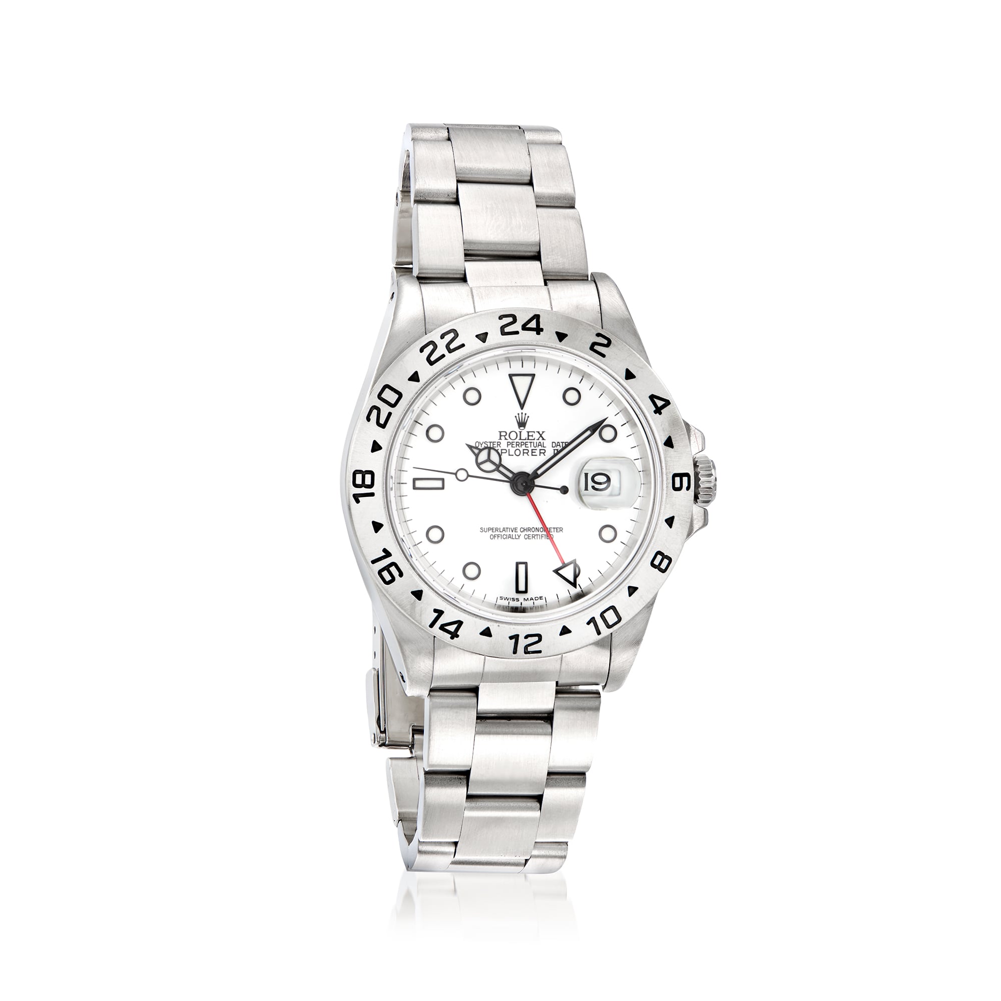 PreOwned Rolex Explorer II Mens 40mm Automatic Stainless Steel Watch