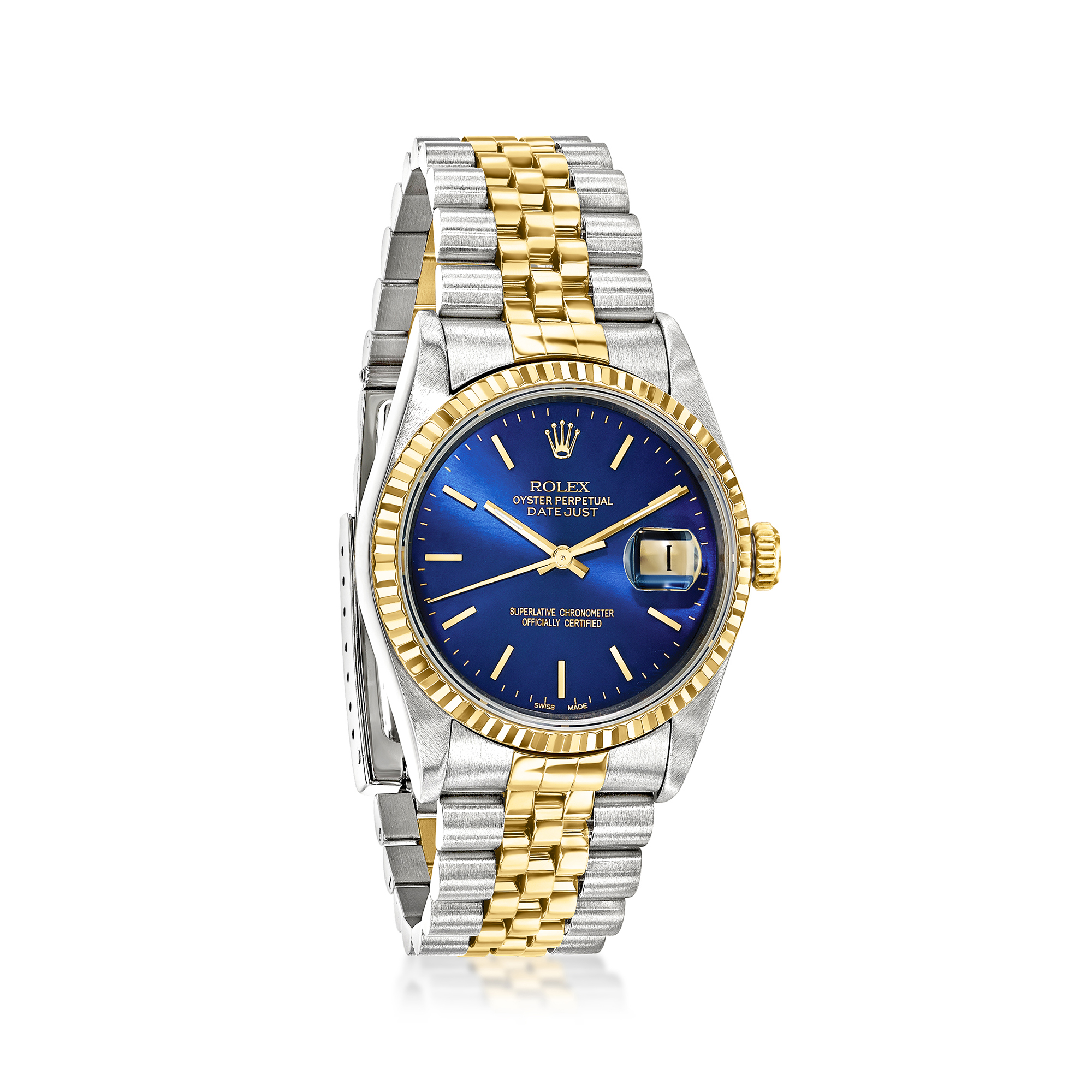 PreOwned Rolex Datejust Mens 36mm Automatic Stainless Steel and 18kt Yellow Gold Watch