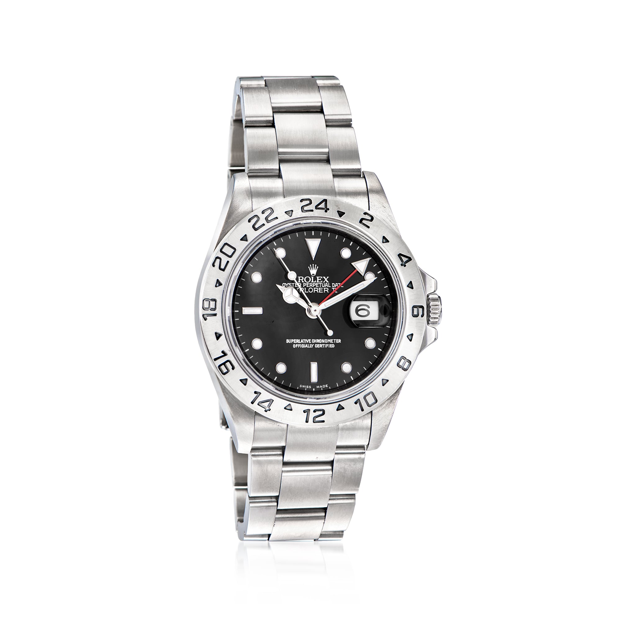 PreOwned Rolex Explorer II Mens 40mm Automatic Watch in Stainless Steel