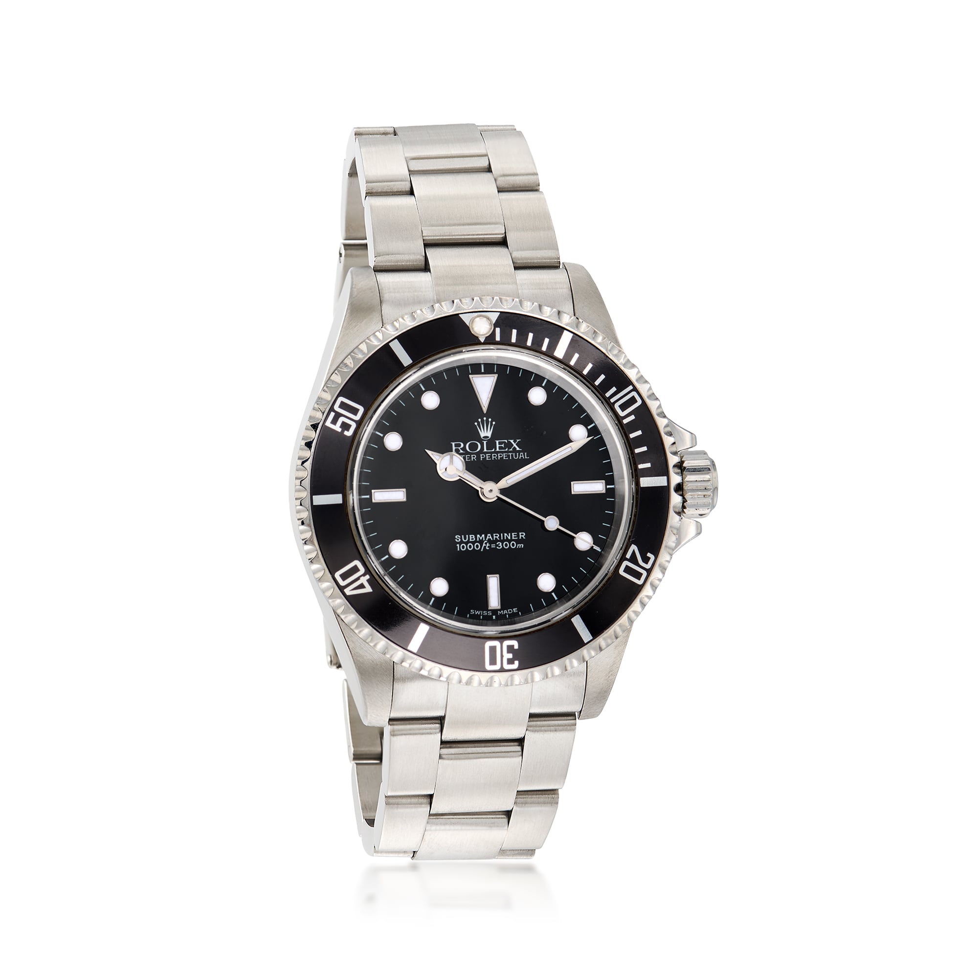 PreOwned Rolex Submariner Mens 40mm Automatic Stainless Steel Watch