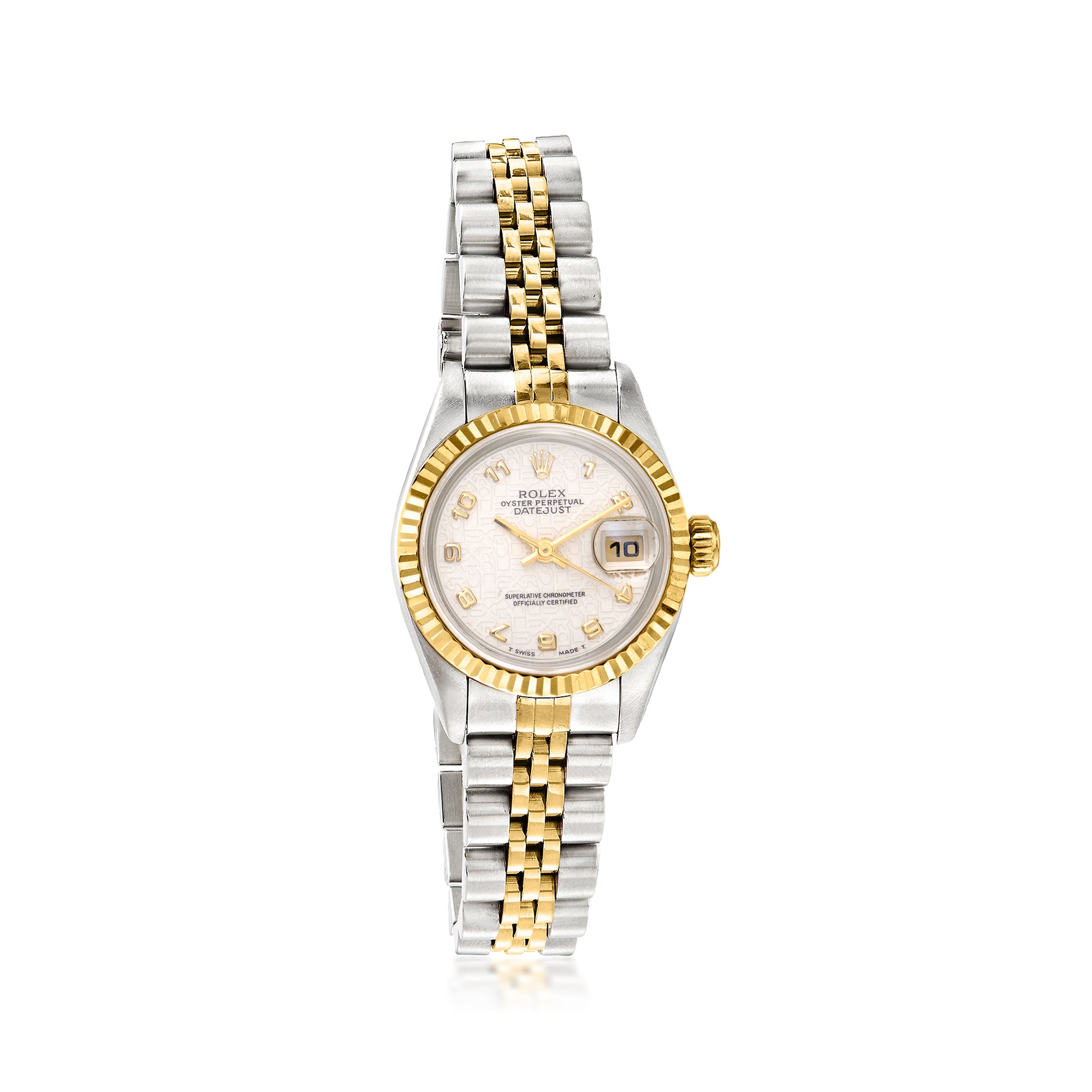 PreOwned Rolex Datejust Womens 26mm Automatic Stainless Steel and 18kt Yellow Gold Watch