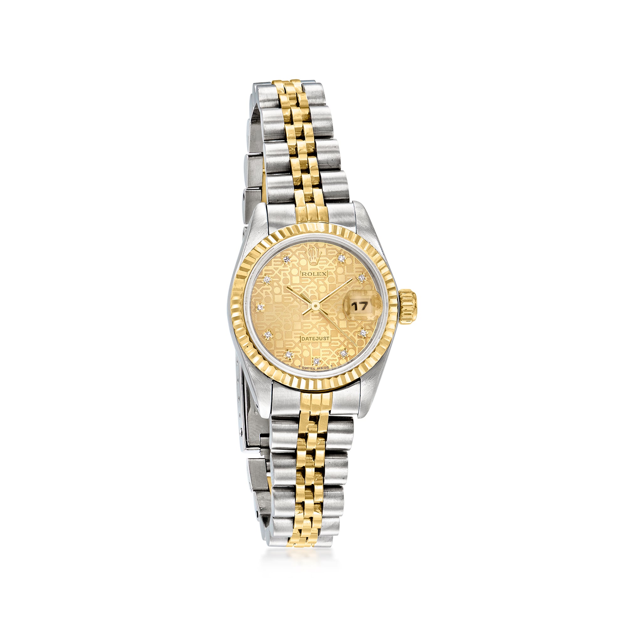 PreOwned Rolex Datejust Womens 26mm Automatic Stainless Steel and 18kt Yellow Gold Watch