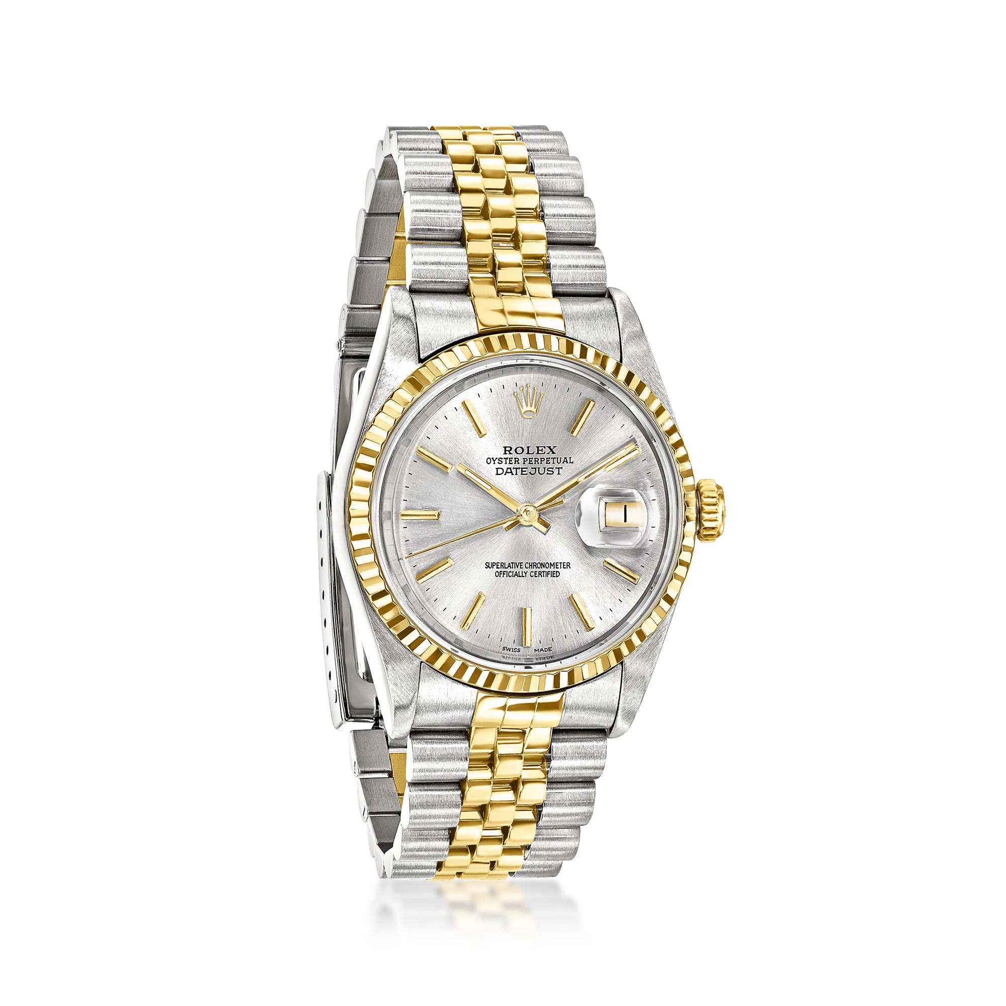PreOwned Rolex Datejust 36mm Mens Automatic Stainless Steel and 18kt Yellow Gold Watch