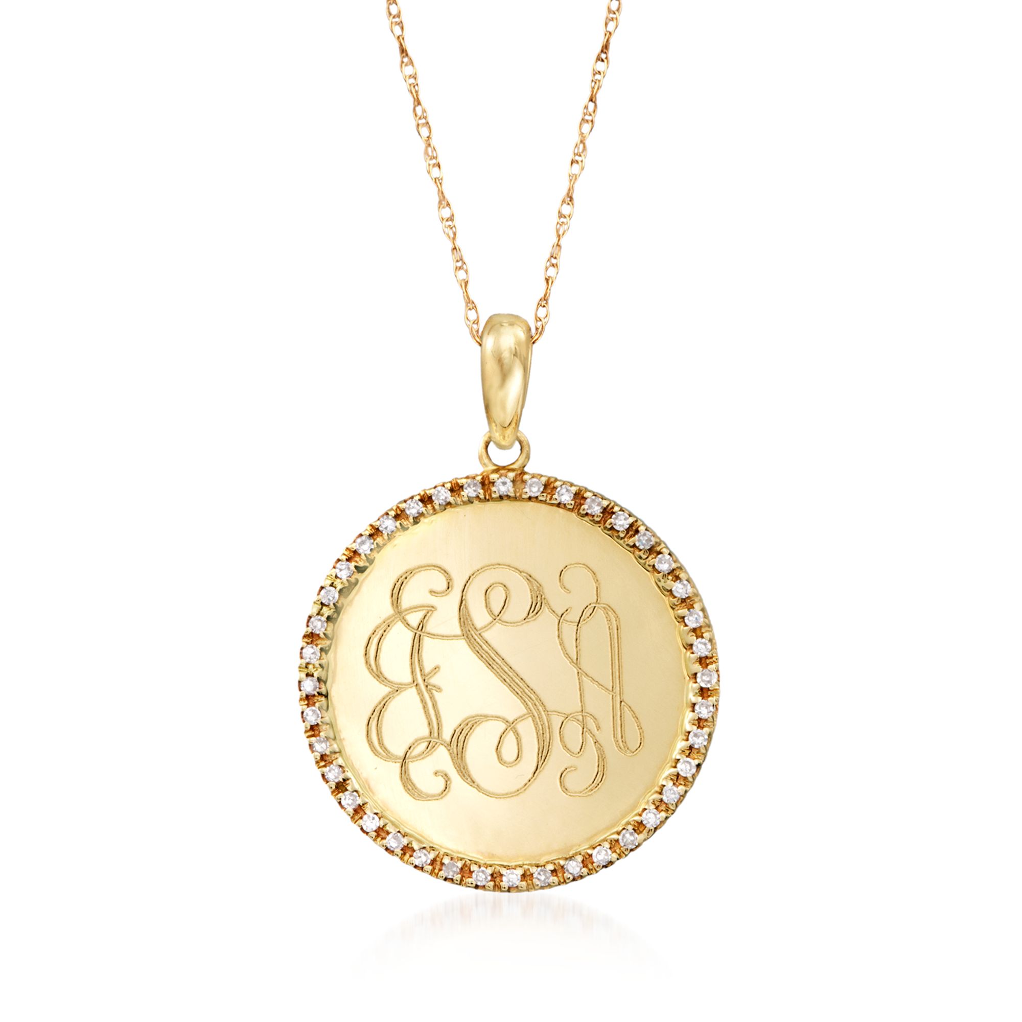 Solid 925 Sterling Silver with Gold-Toned Clemson University Large Disc Pendant 21mm x 30mm