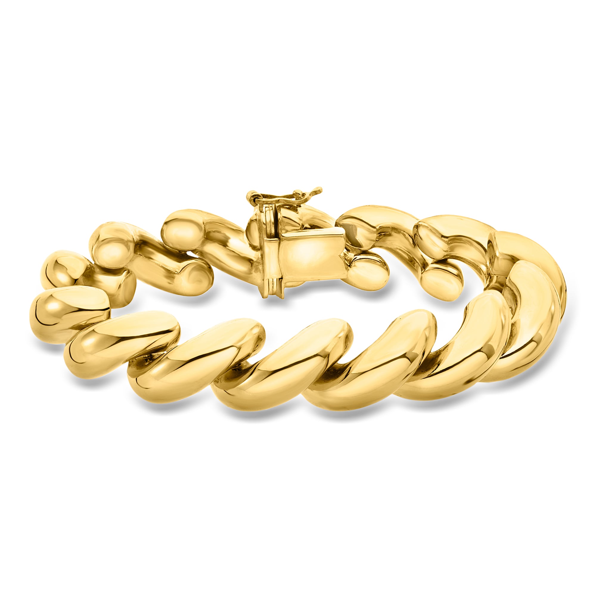 Italian 18kt Gold Over Sterling Large San Marco Bracelet | Ross Simons
