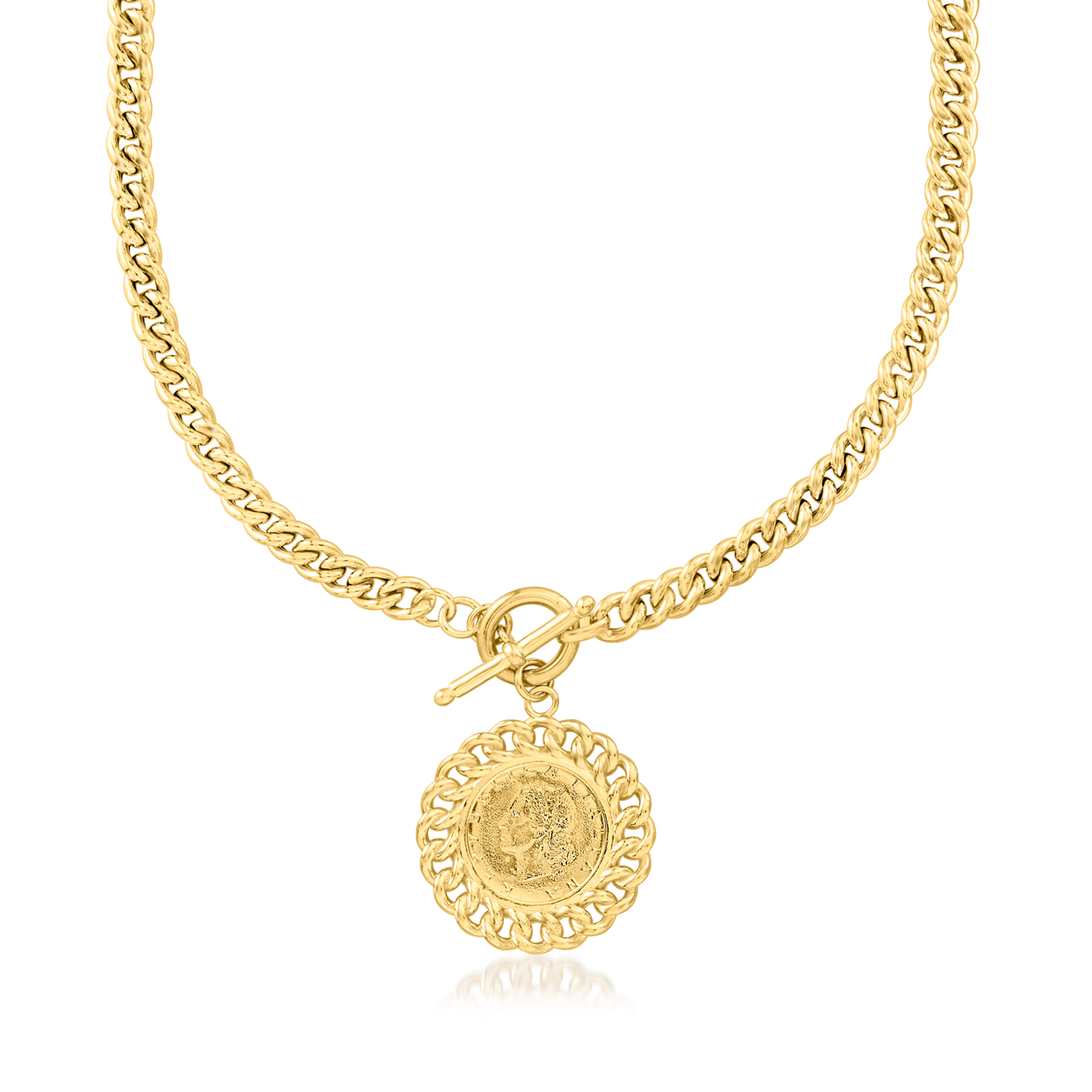 simple pierce S LORO（l'oro） Pure 999 24K Yellow Gold Lucky Oblong Pendant With 18K Thin