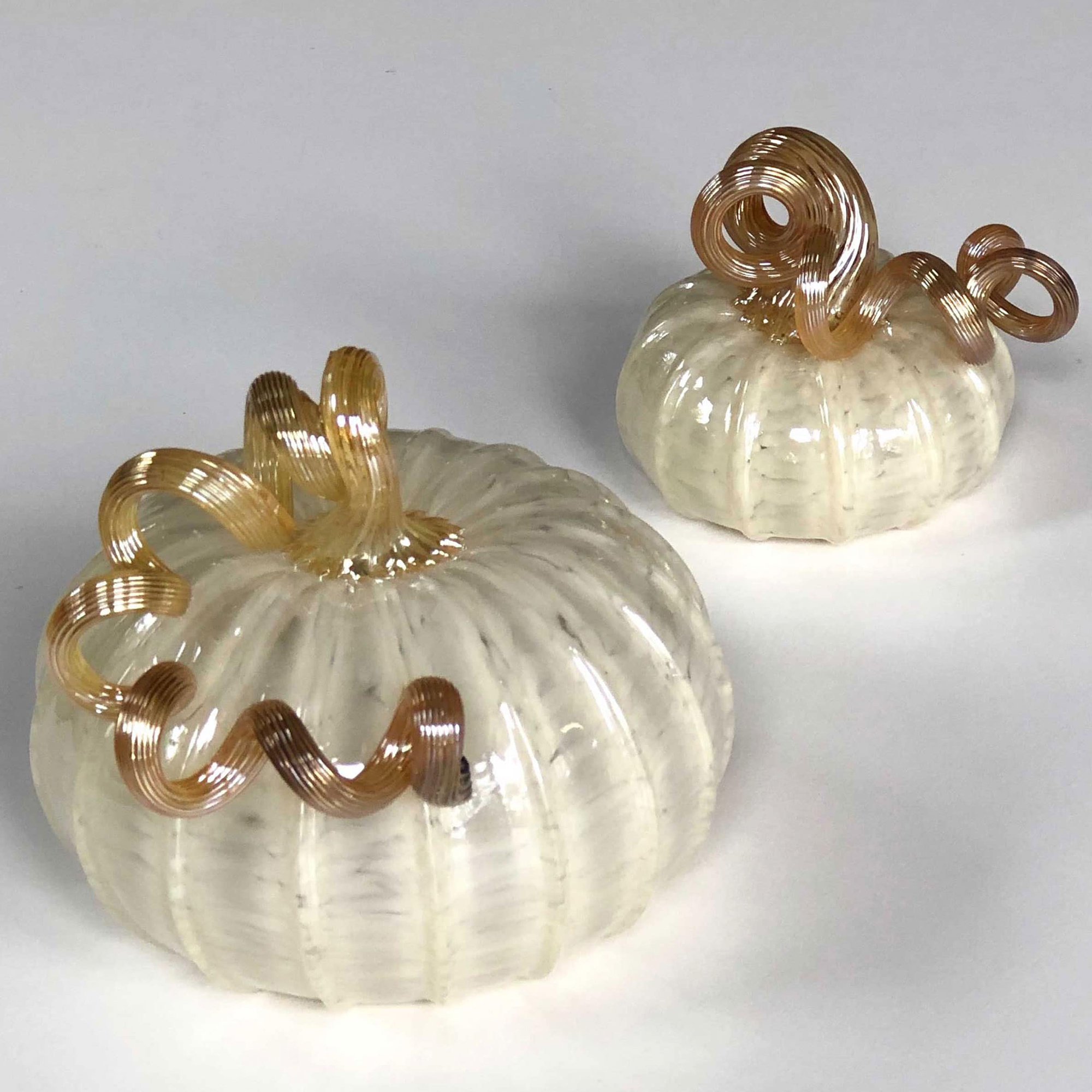 Mariposa White Glass Pumpkin RossSimons