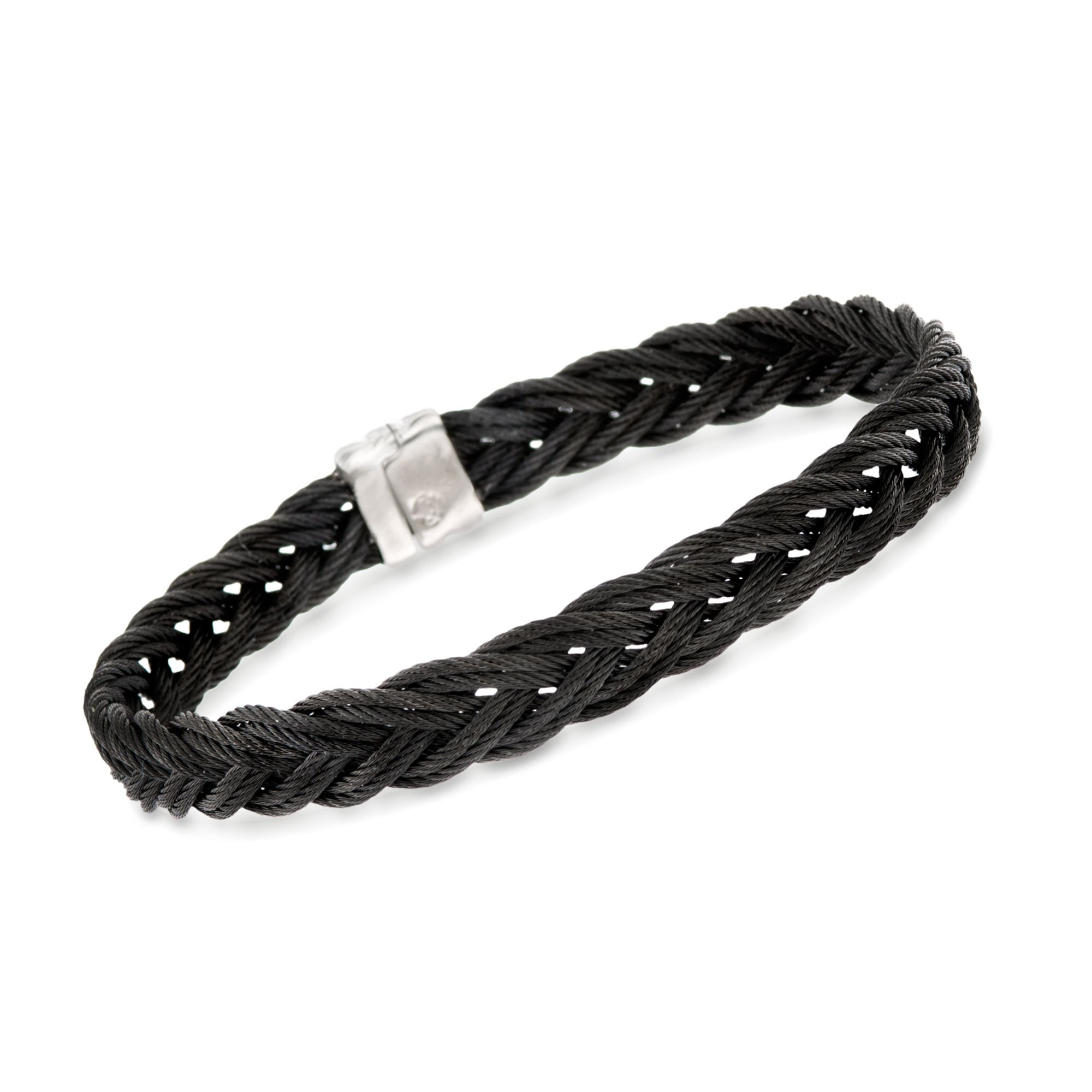 black rope bracelet