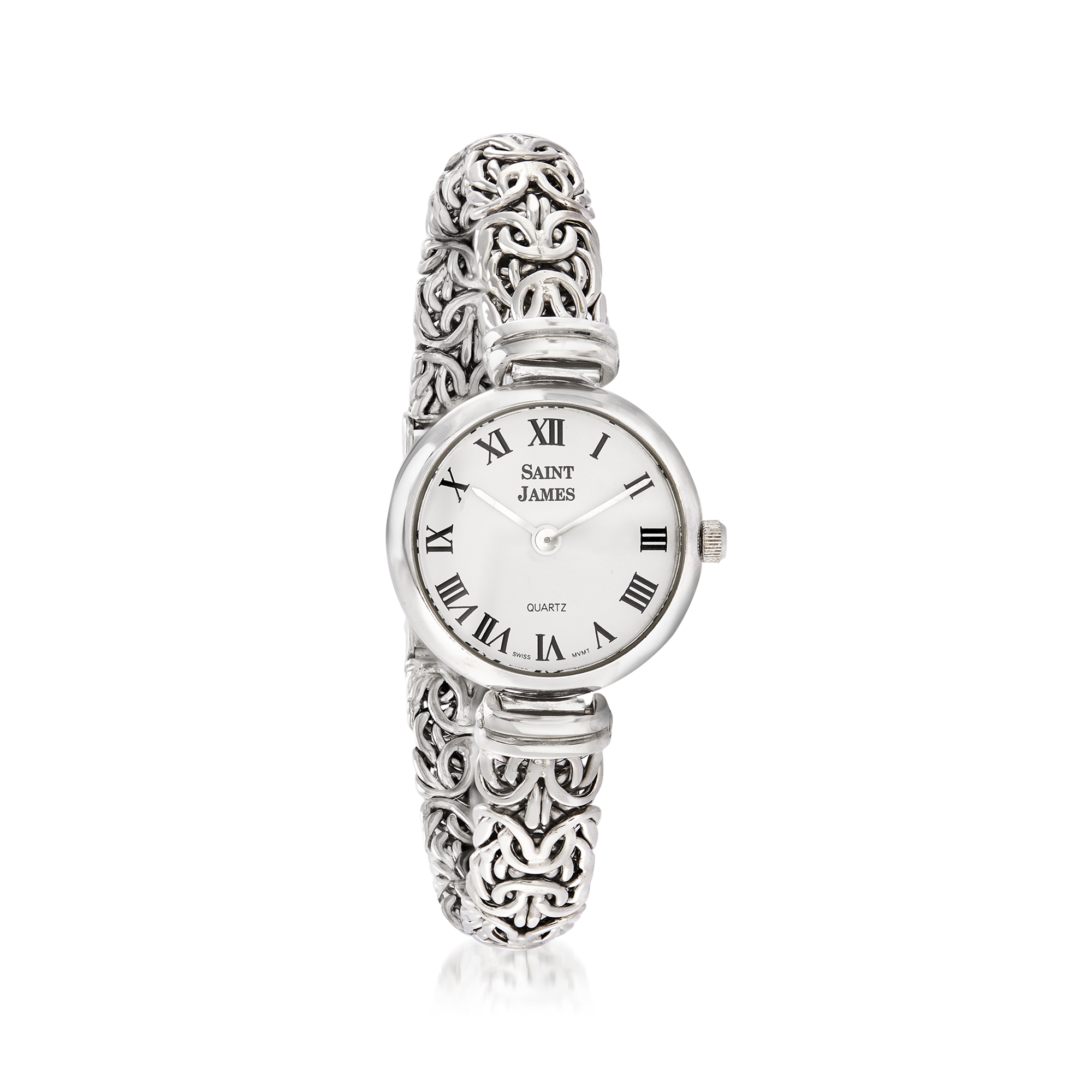 Saint James Women's 22mm Byzantine Watch in Sterling Silver | Ross
