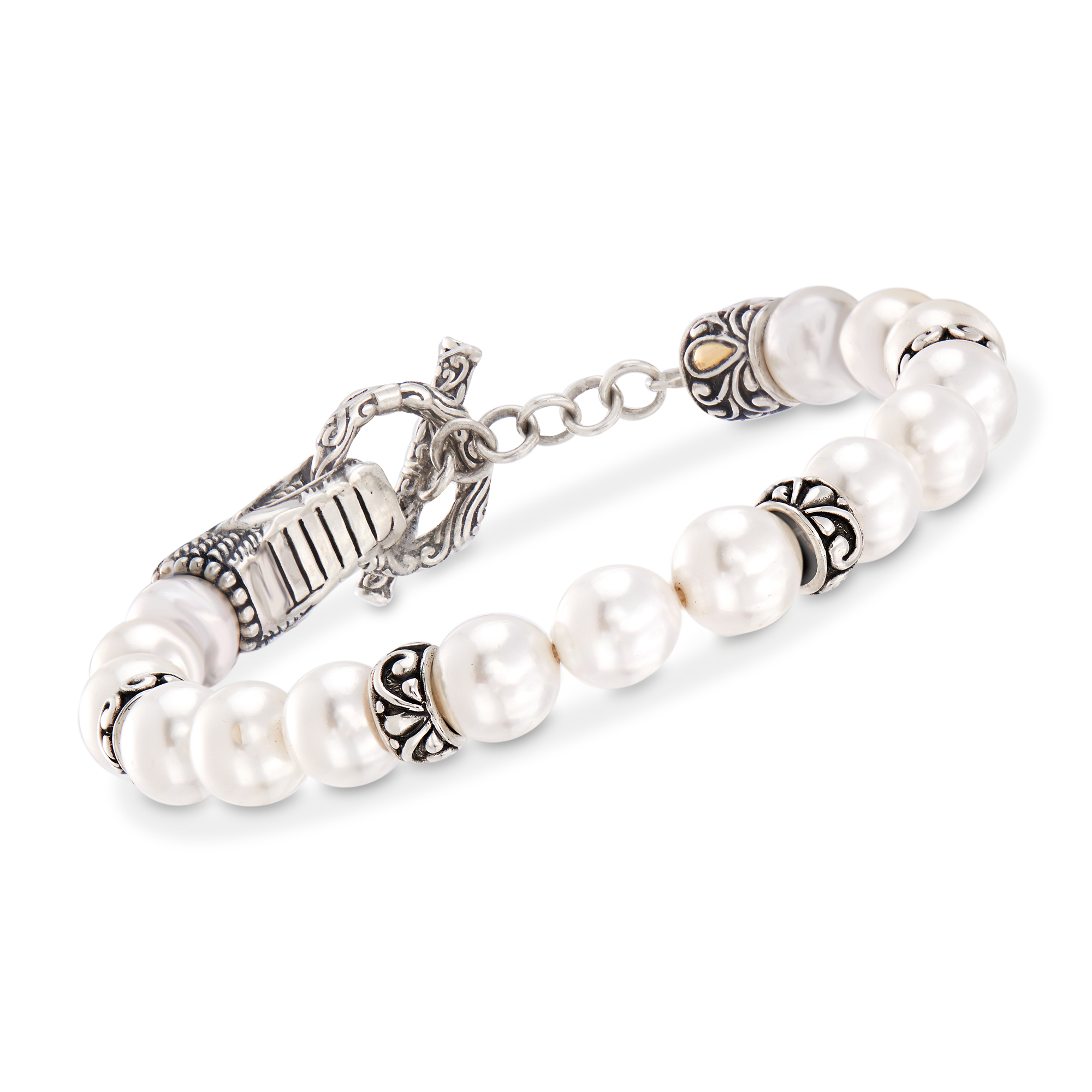 ●DOFFJASON● Crumble Chain Pearl Bracelet DJ24SSEBR001SLV PEARL_FAMILY.jpg