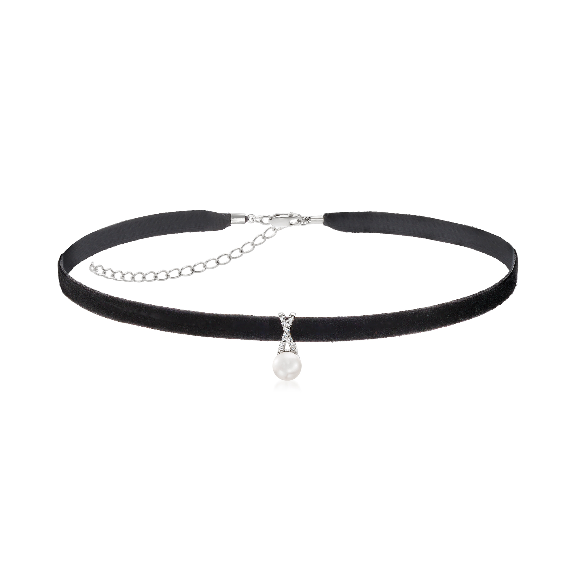 Pendant Black Pearl Choker Amazon Cultured Pearl And Diamond