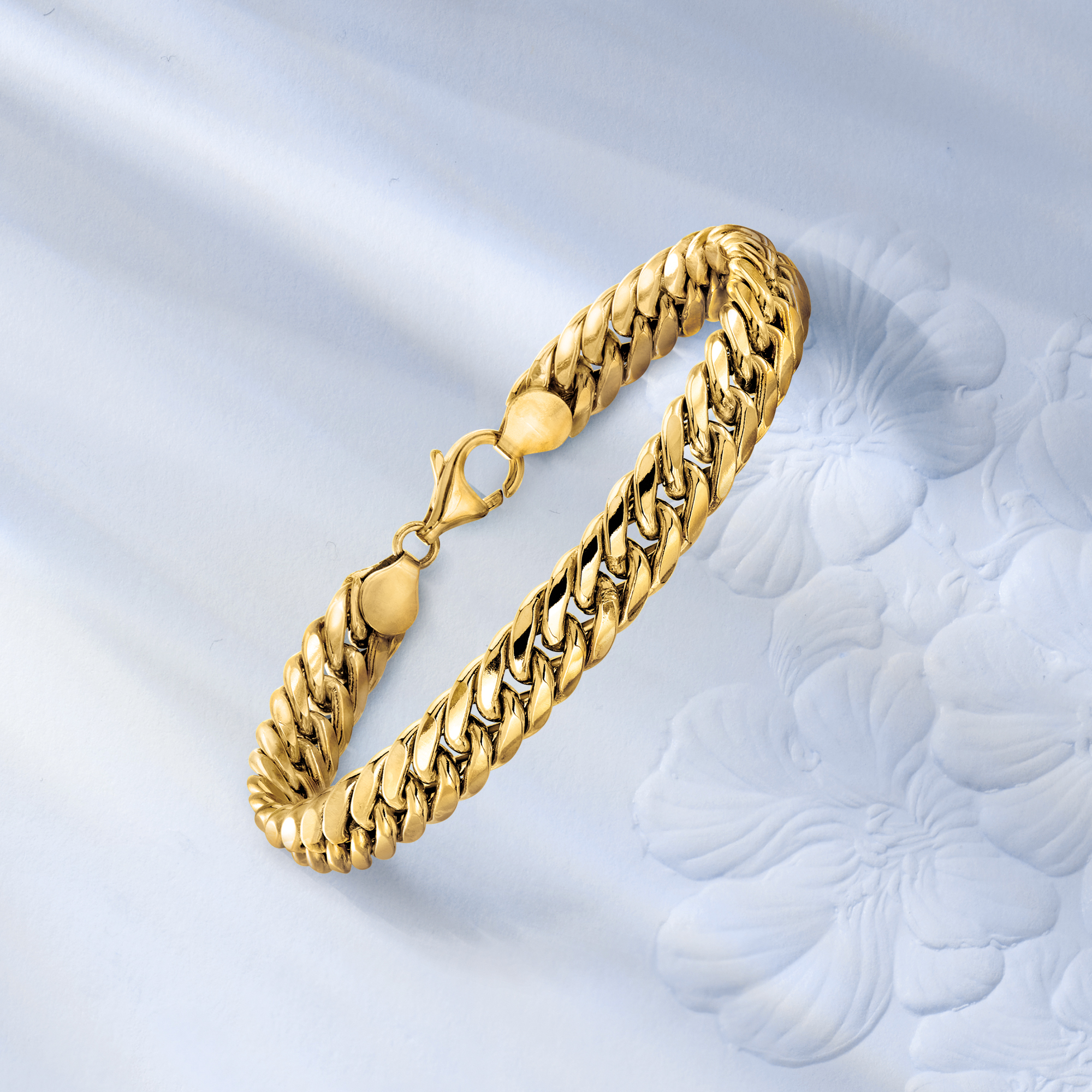 Italian 18kt Yellow Gold Cuban-Link Bracelet | Ross Simons