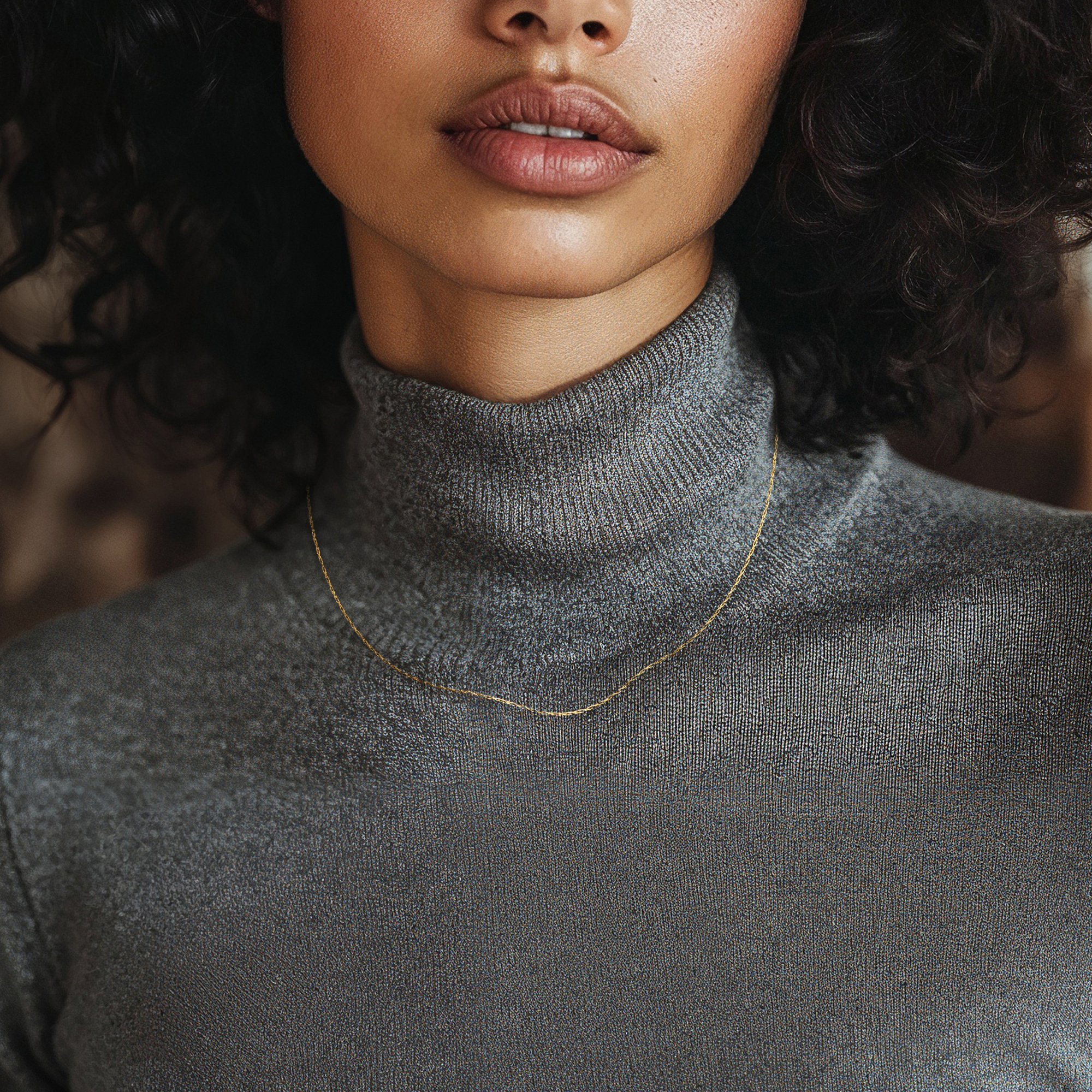 Pearl Necklace Wearing Necklace With Turtleneck Jewelry Turtleneck