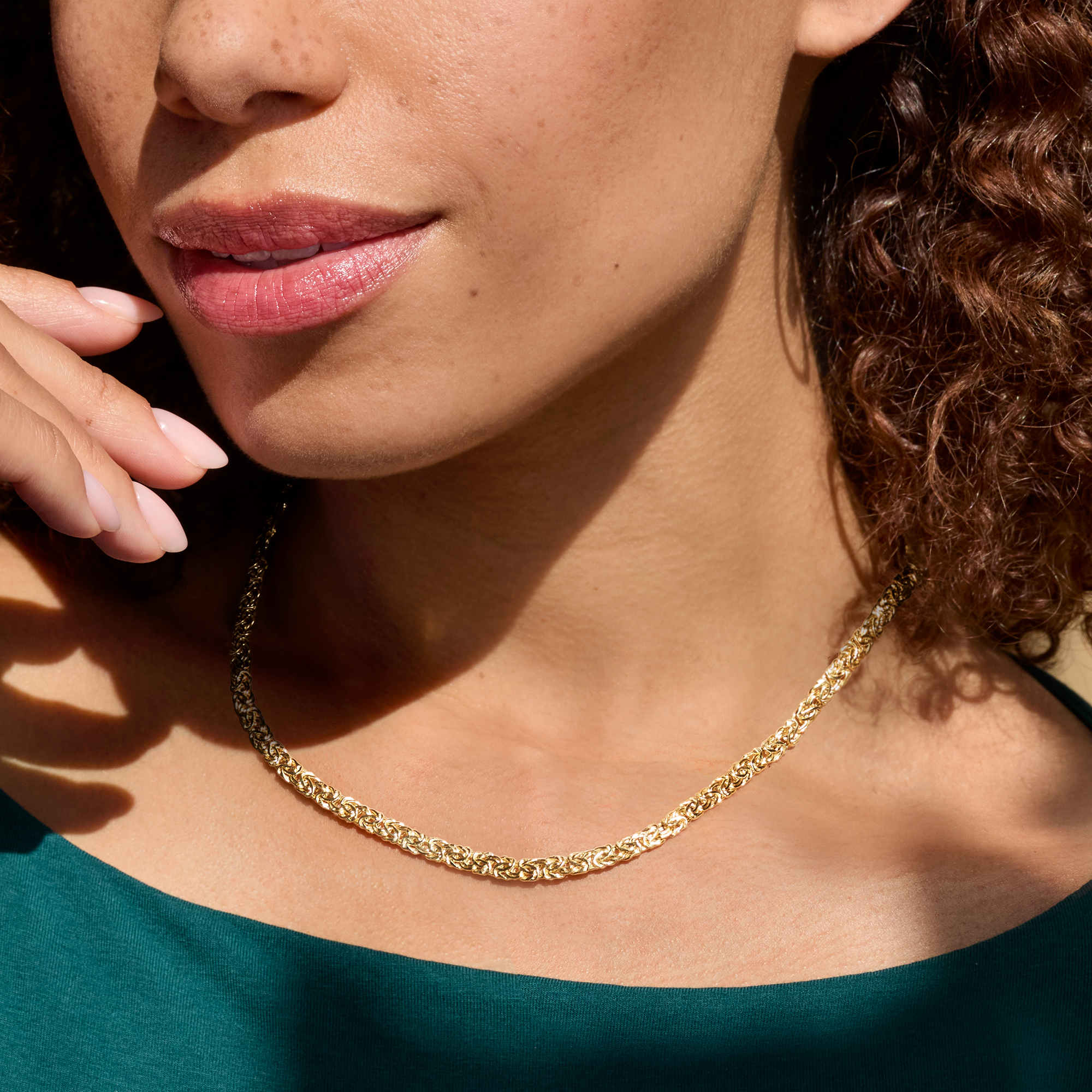 10kt Yellow Gold Byzantine Necklace | Ross Simons