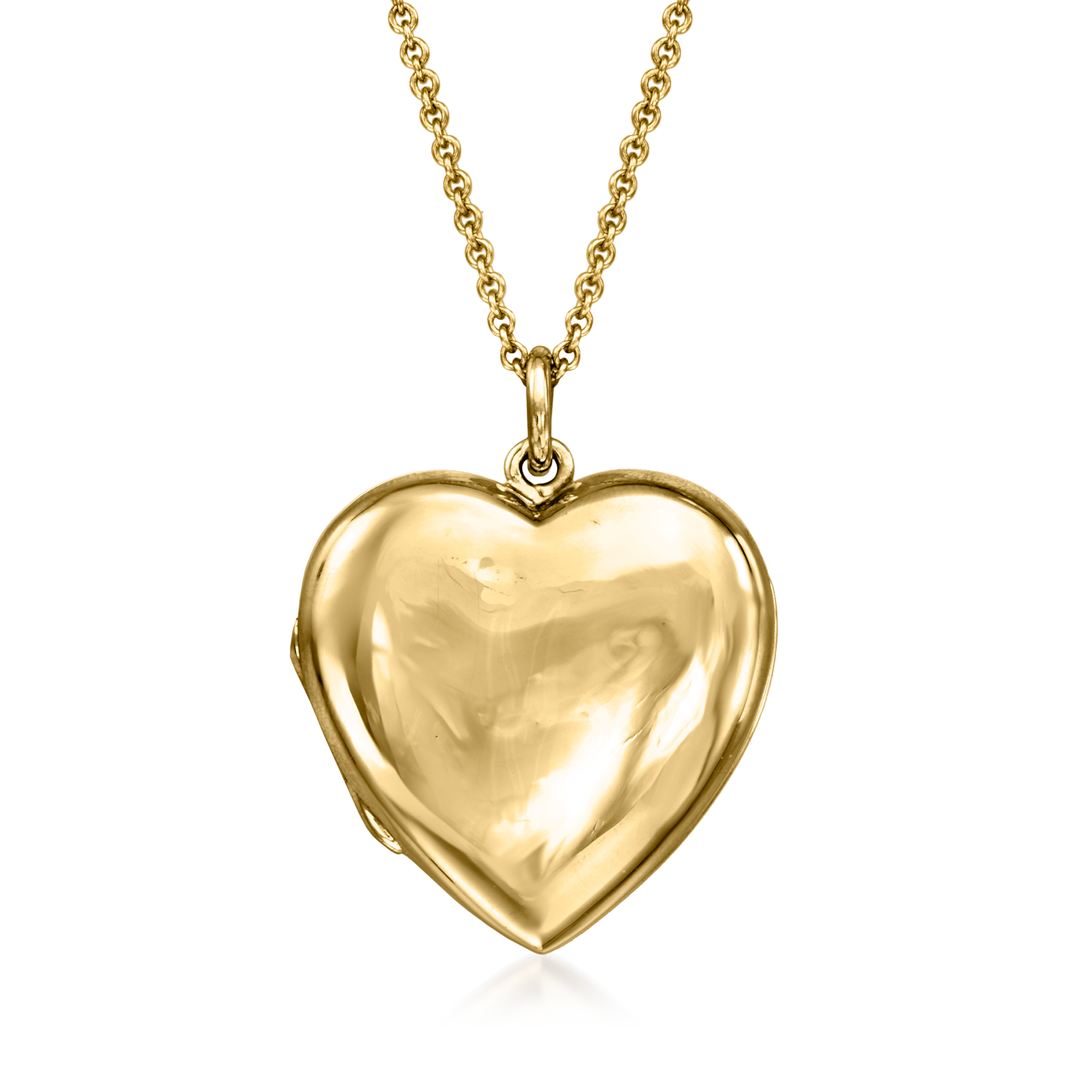 Tiffany gold deals heart locket necklace