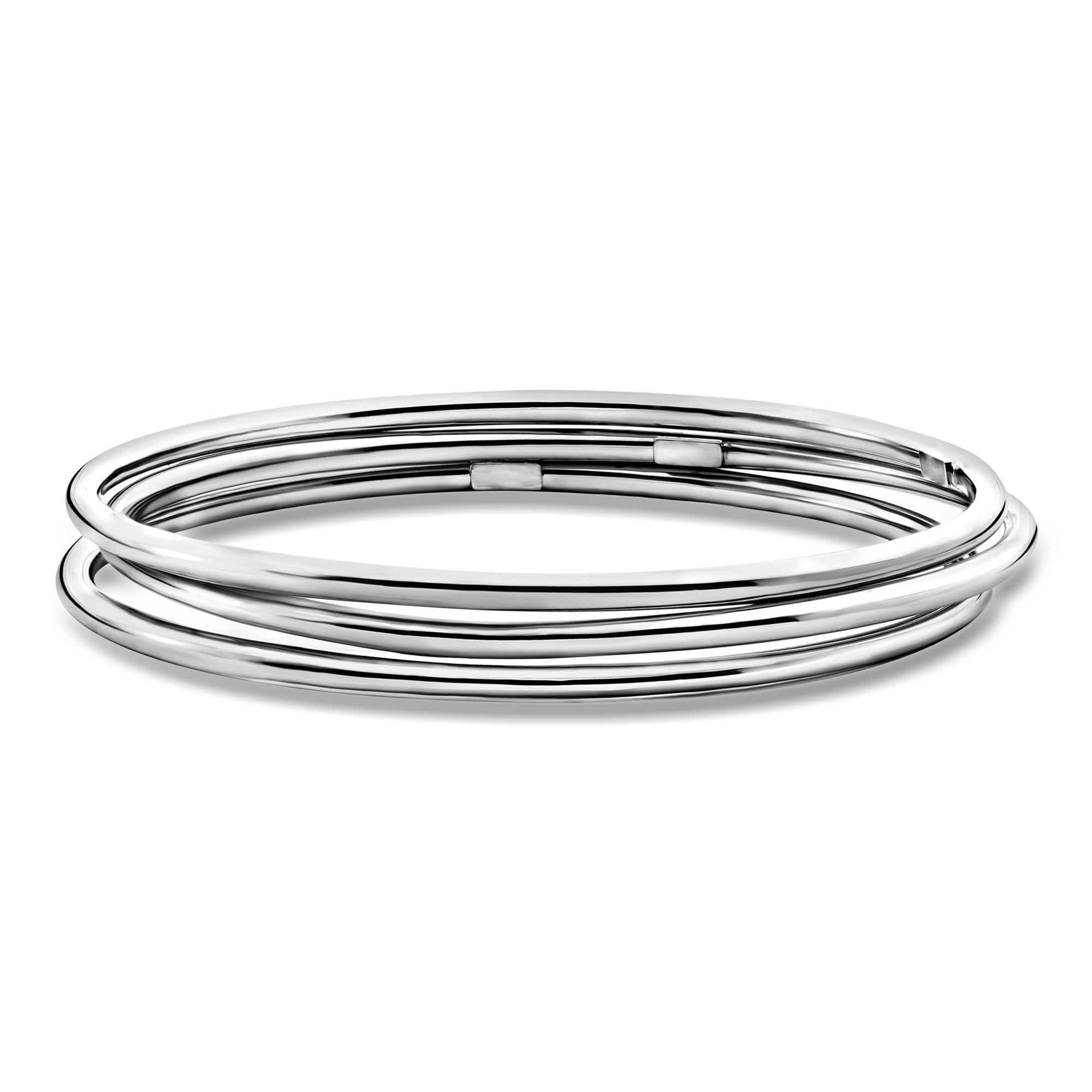 Italian Sterling Silver Jewelry Set: Seven Assorted Textured