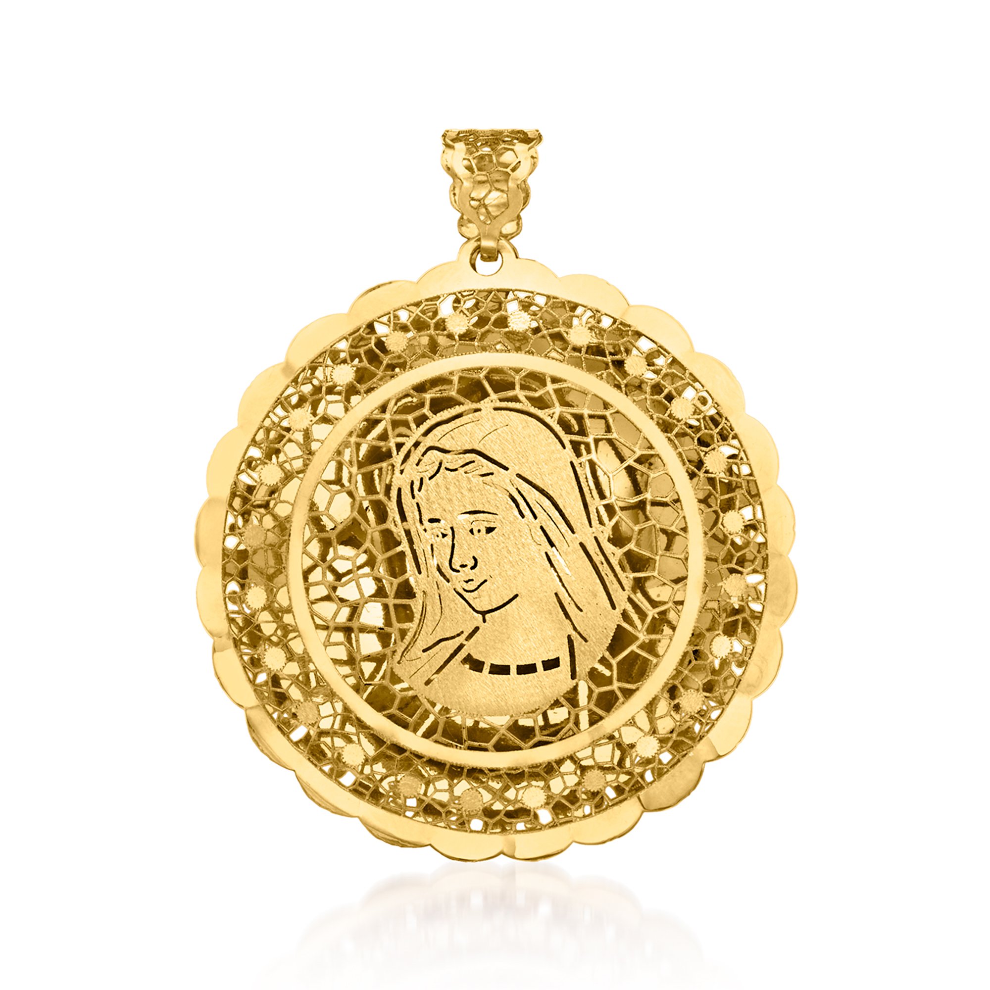 Circle virgin sales mary pendant