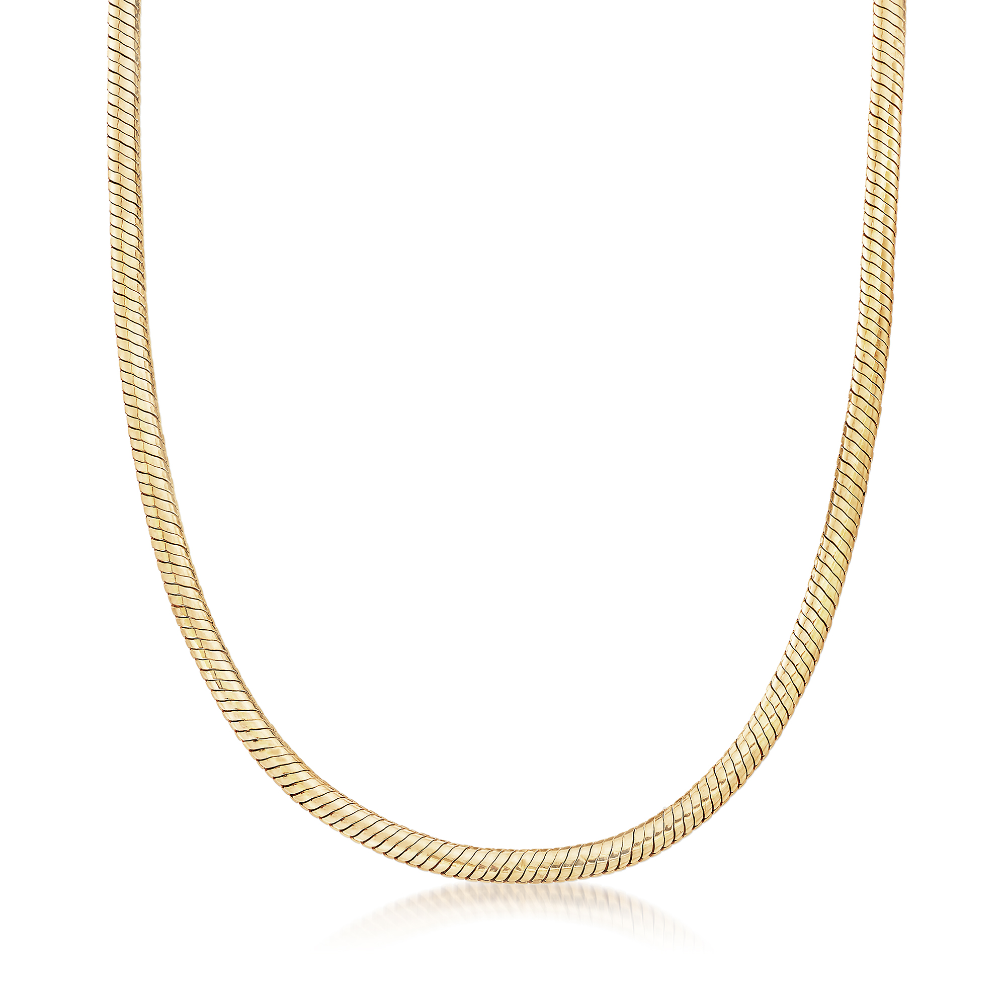 15mm gold herringbone chain