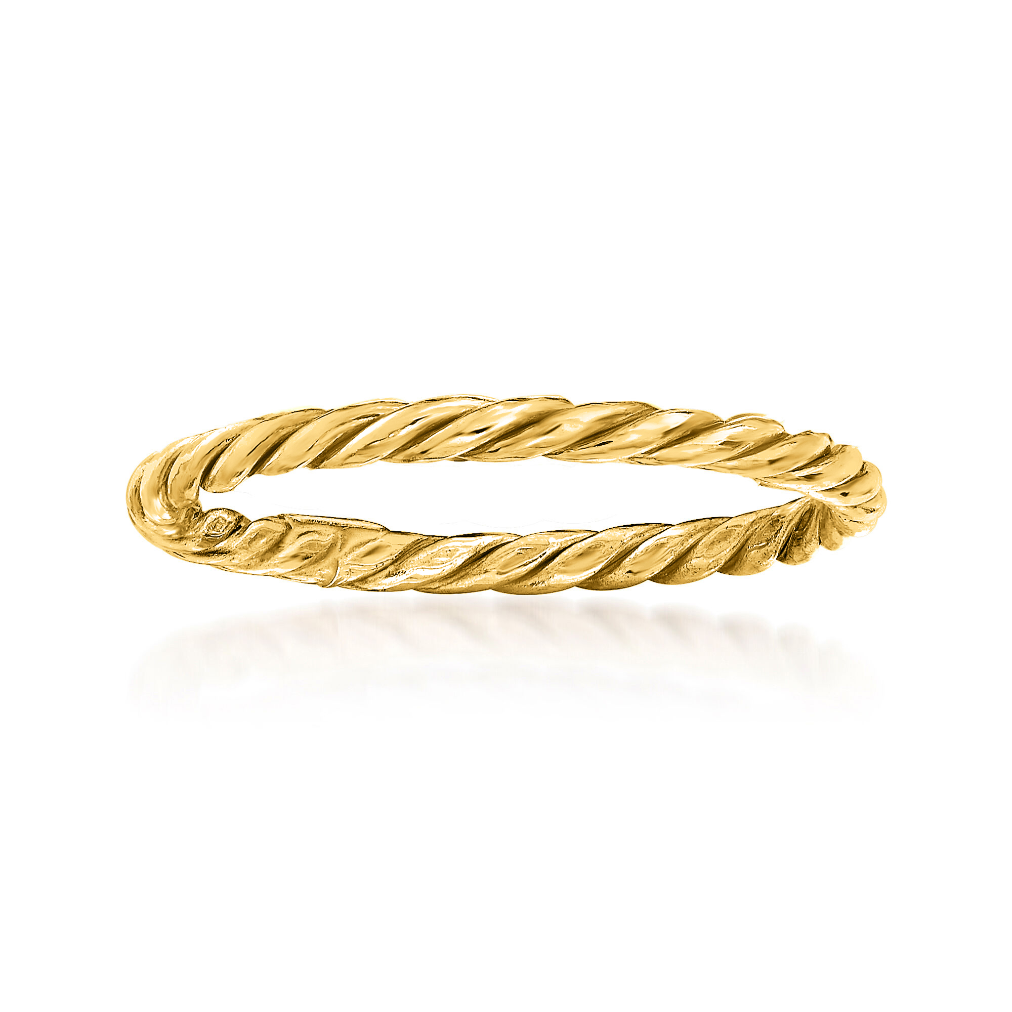 Gold rope on sale ring