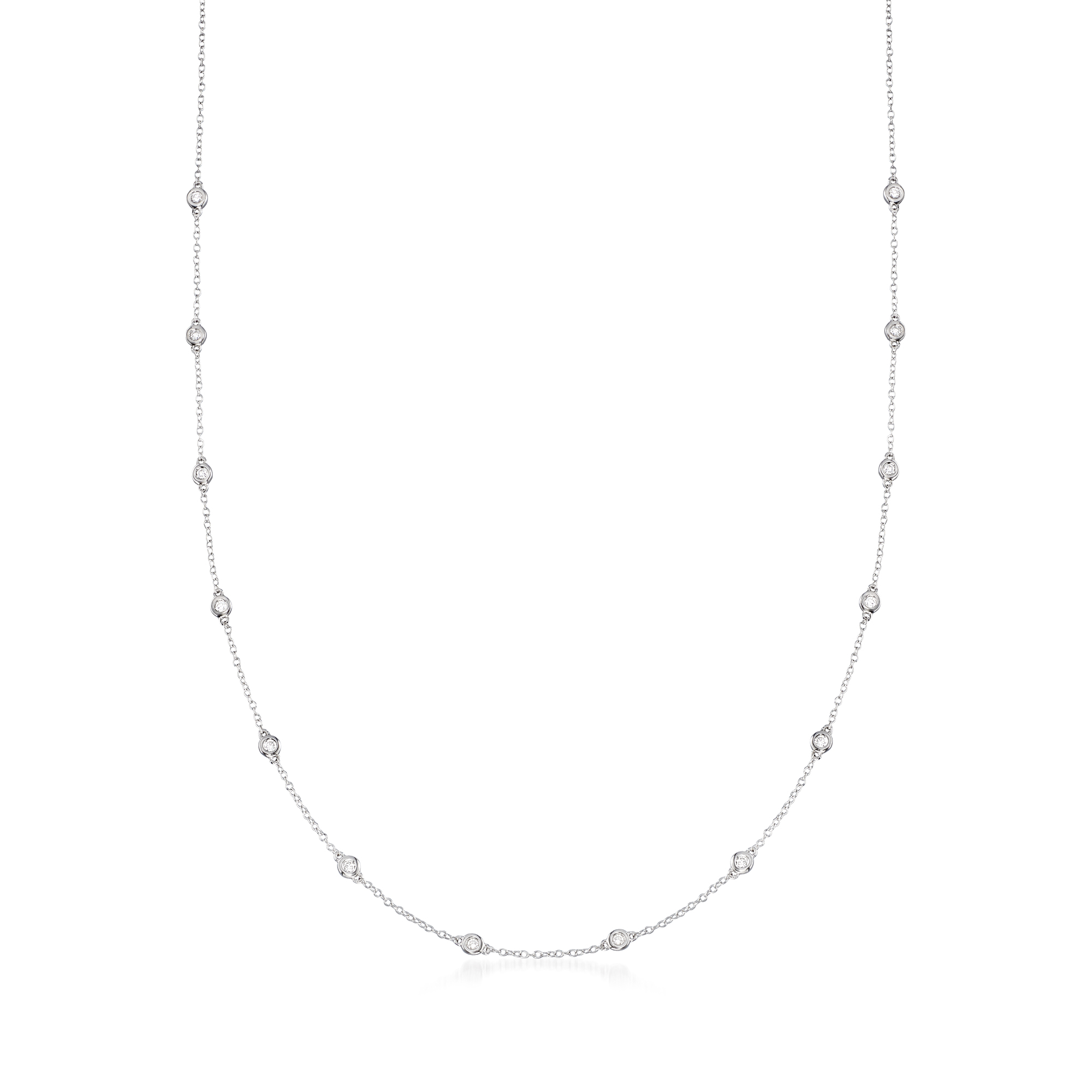 ross simons diamond station necklace
