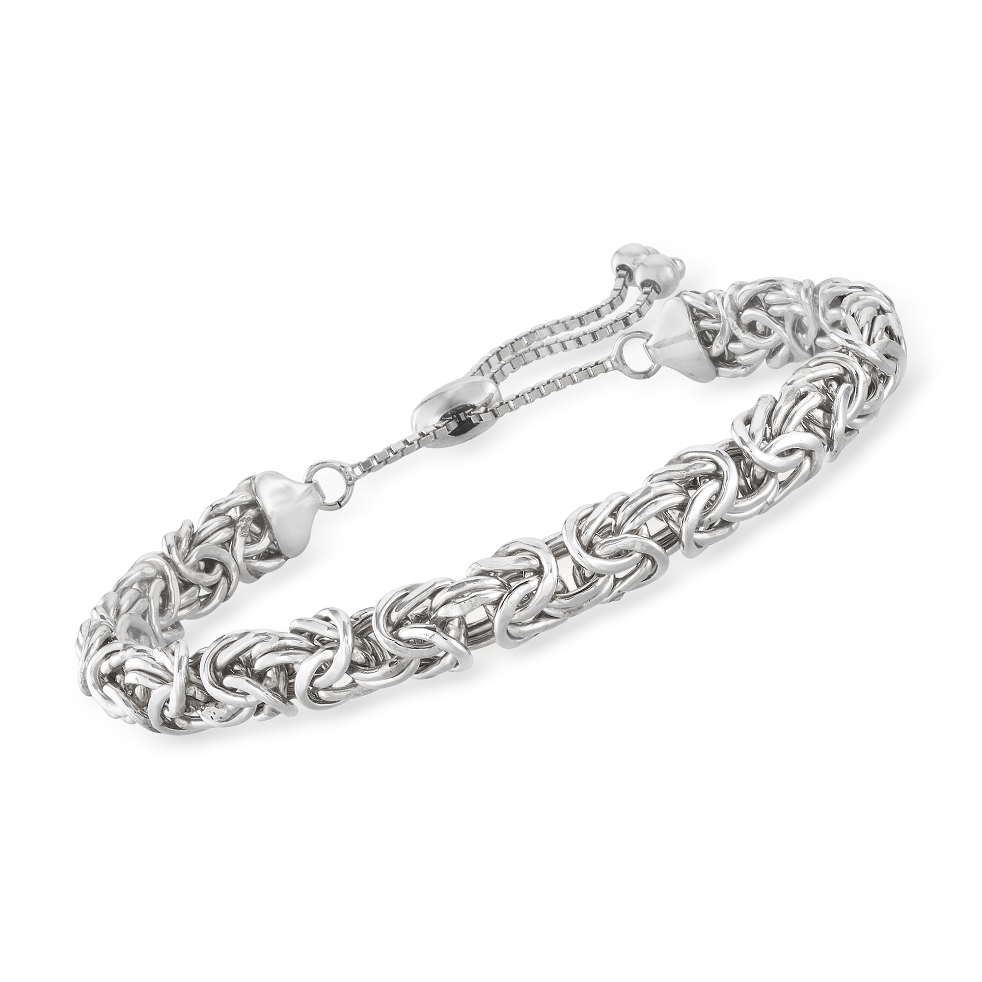 Sterling Silver Byzantine Bolo Bracelet | Ross-Simons