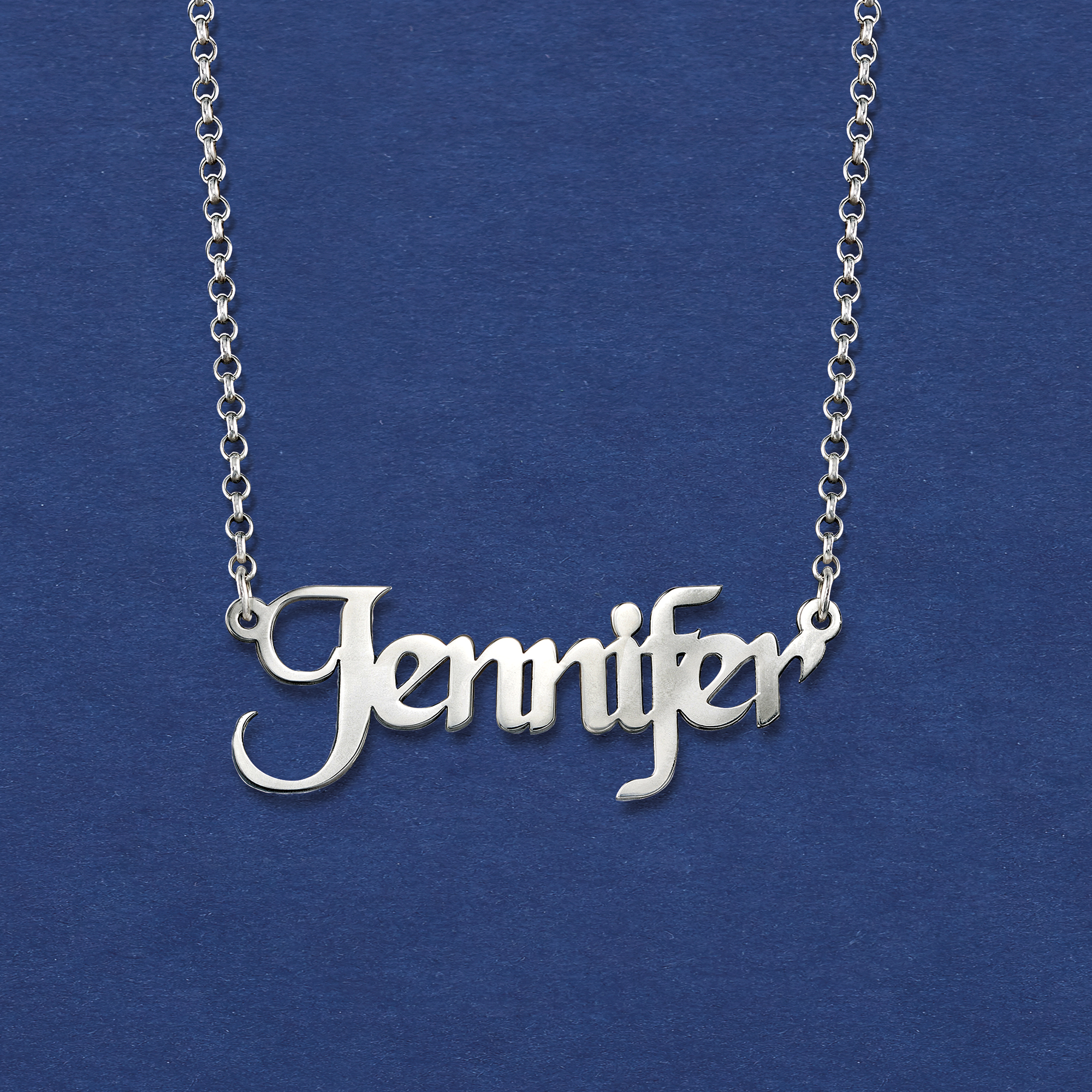 Sterling Silver Personalized Name Necklace