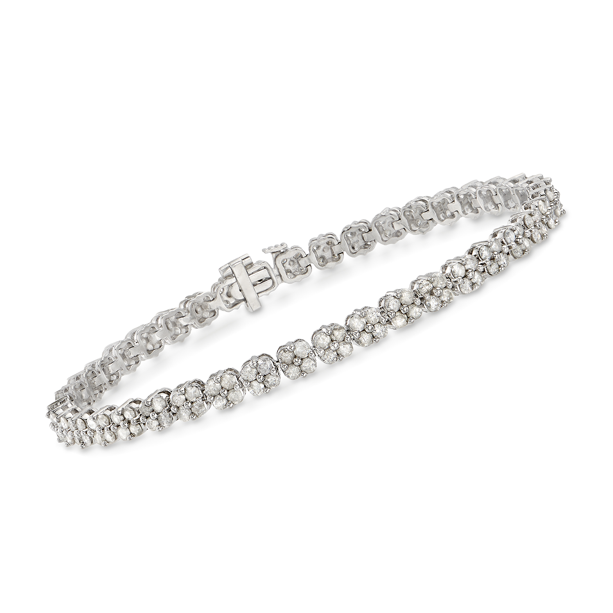 5.00 ct. t.w. Diamond Bracelet in Sterling Silver