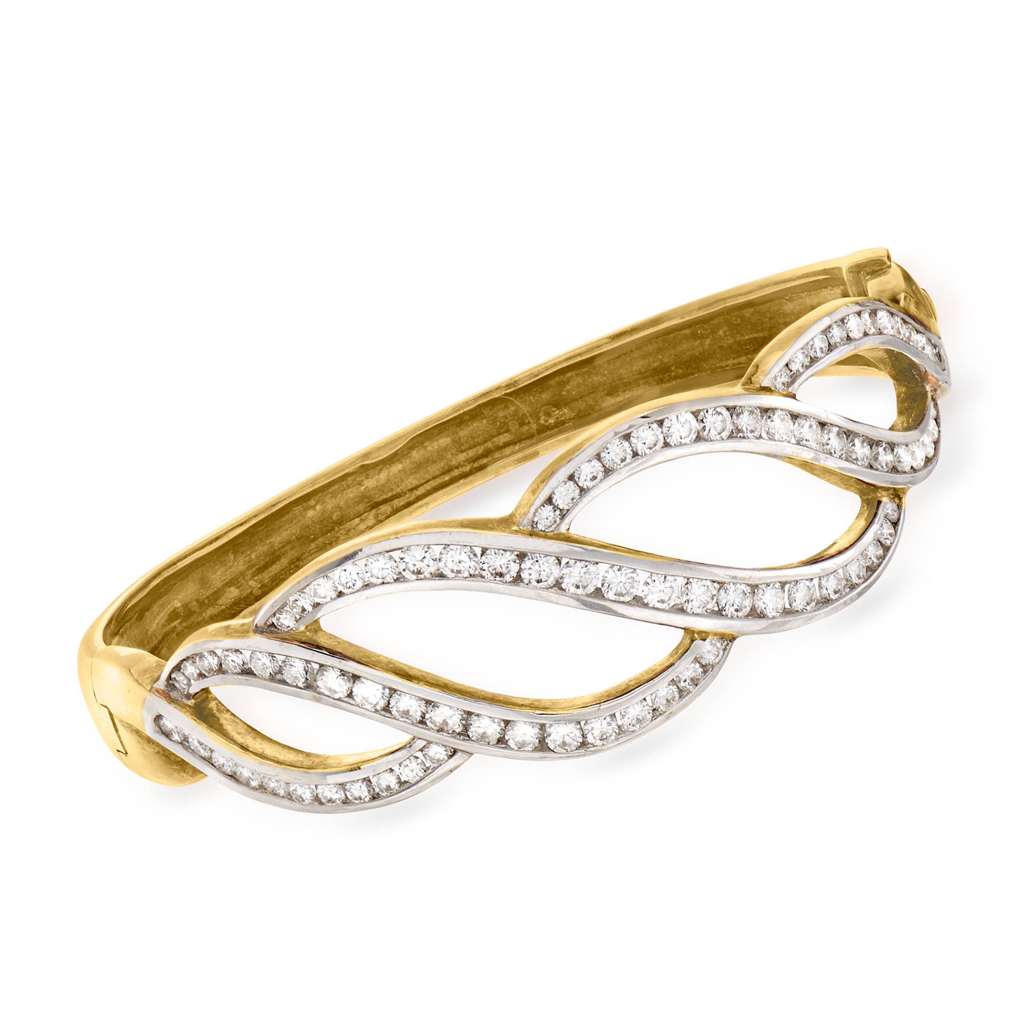 ブレスレット Third Movement Wave Bangle [SIZE.1] BMY1121 NEW PANDORA 591683C01 925 Silver Disney Stitch Biting Clasp