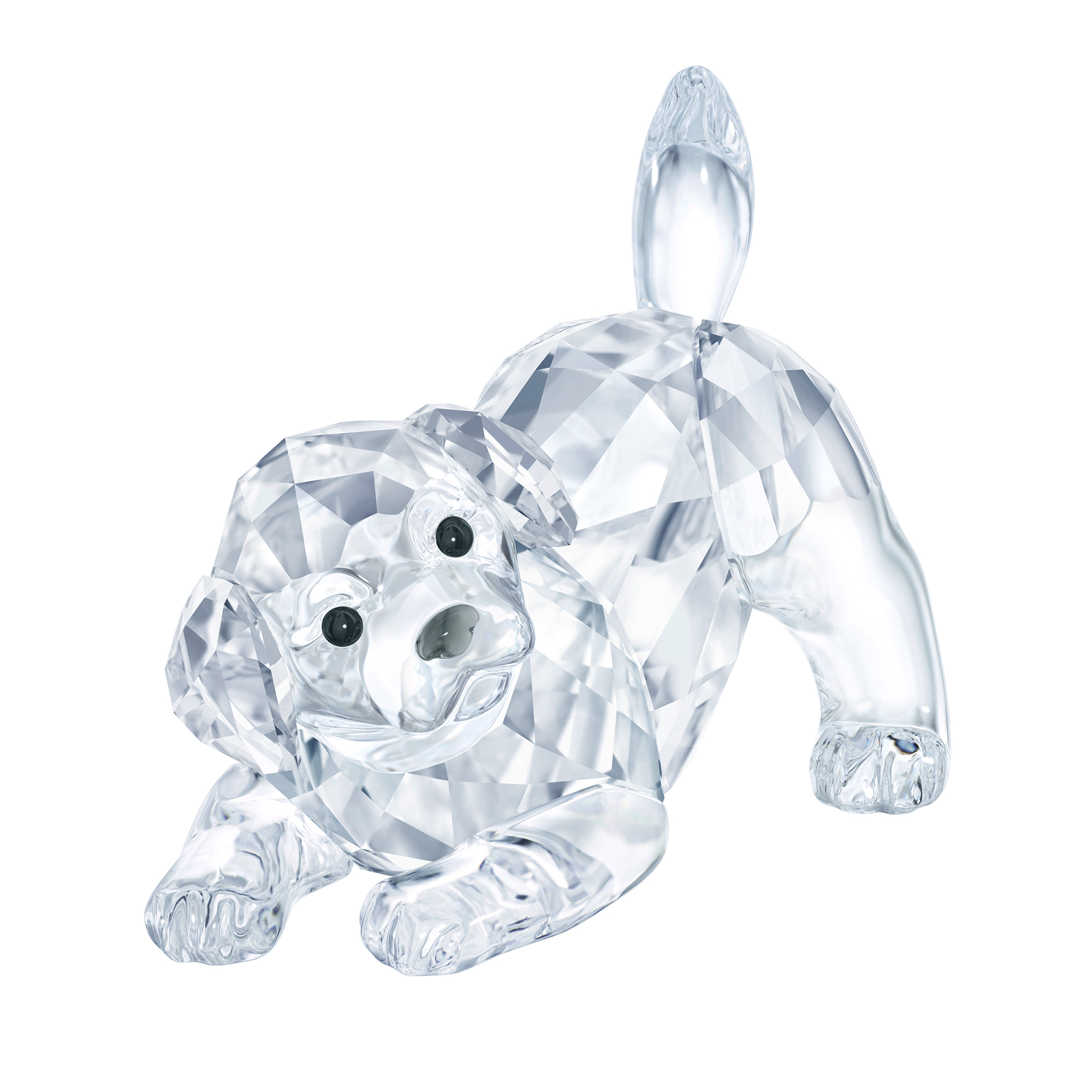 crystal labrador figurine