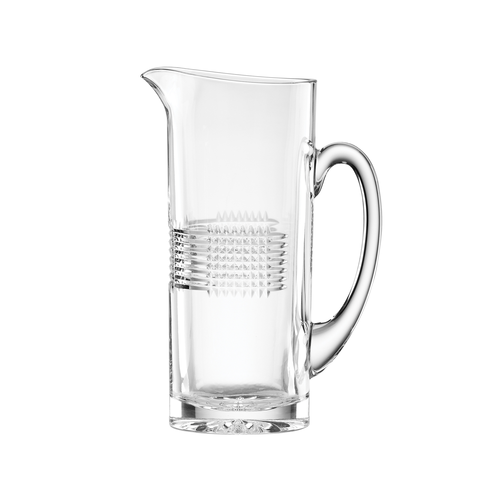 Reed And Barton Sloane Set Di 4 Bicchieri Old Fashioned In Cristallo - Motivo Incrociato, Lavaggio A Mano