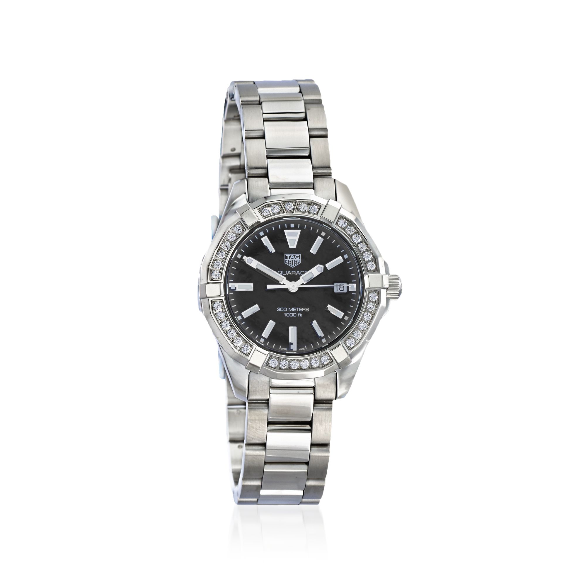 Tag heuer black deals mother of pearl