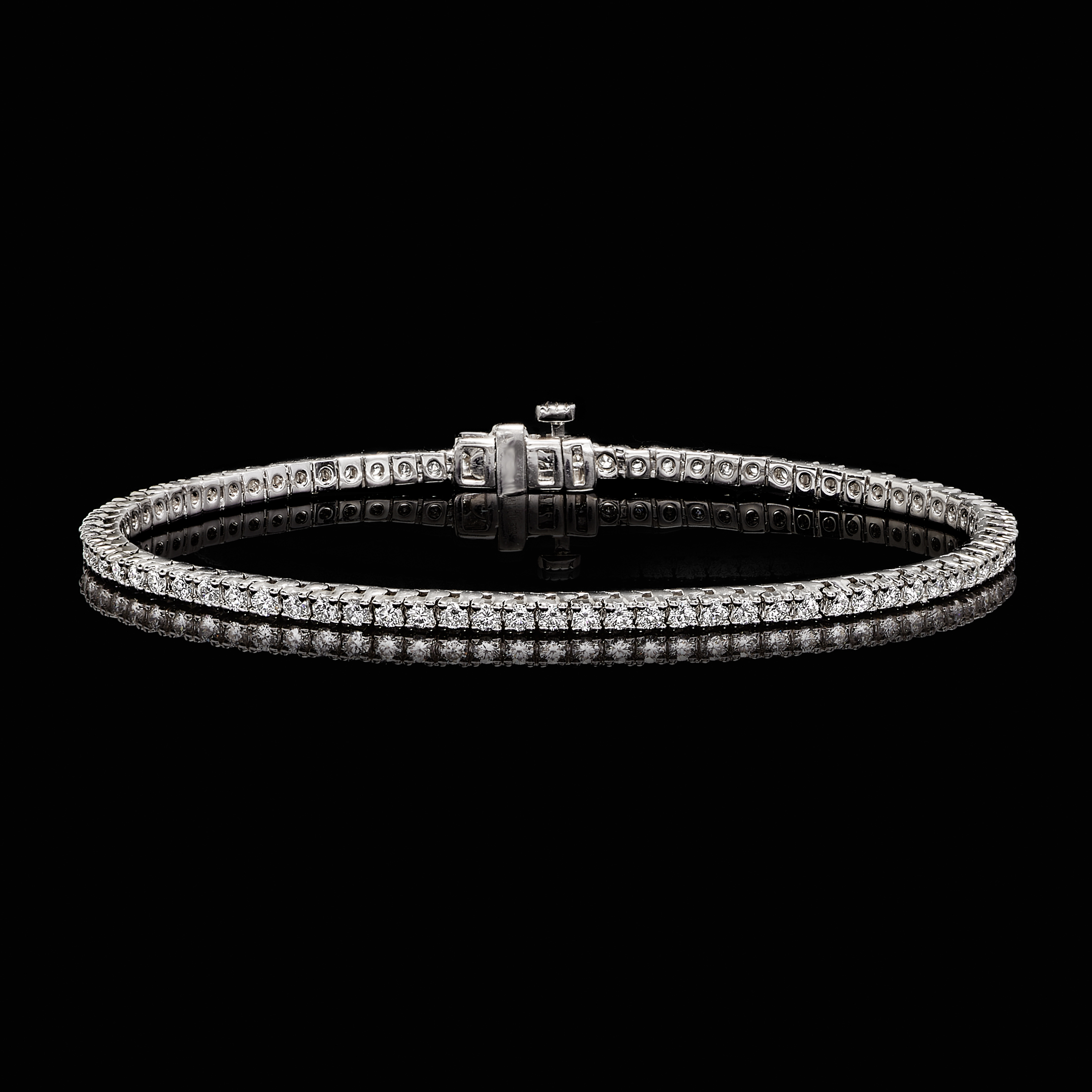 2.00 ct. t.w. Lab-Grown Diamond Tennis Bracelet in Sterling