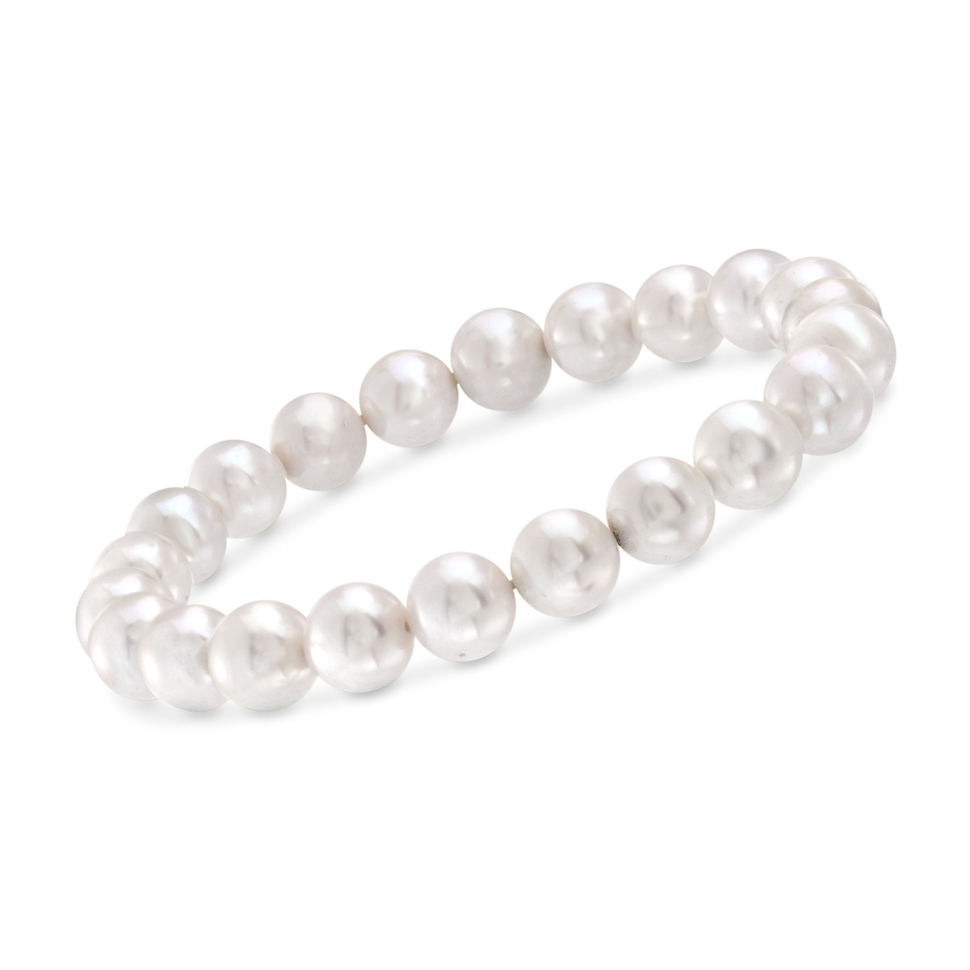 Freshwater Pearl Elastic Stretch Bracelet  Riley  Akuna Pearls
