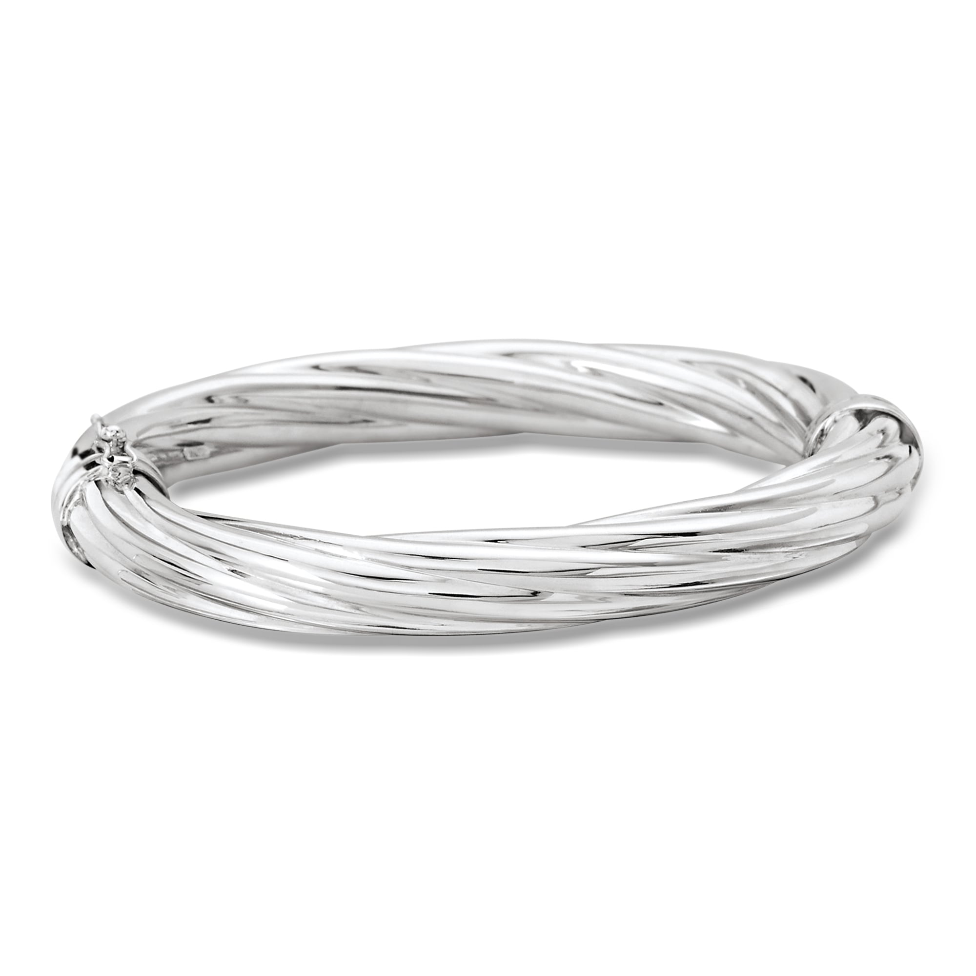 Italian 10mm Sterling Silver Twisted Bangle Bracelet | Ross Simons