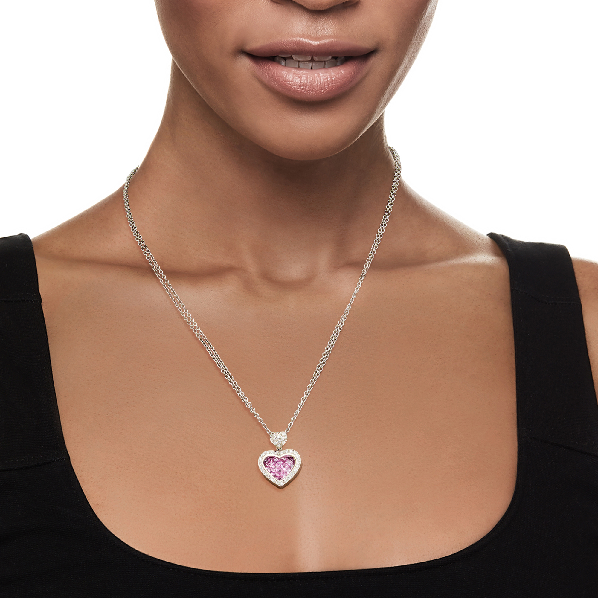 ネックレス・ペンダント VINTAGE HOLLYWOOD Quilting Heart Pearl Necklace BMR667 VINTAGE HOLLYWOOD Quilting Heart Pearl Necklace BMR667