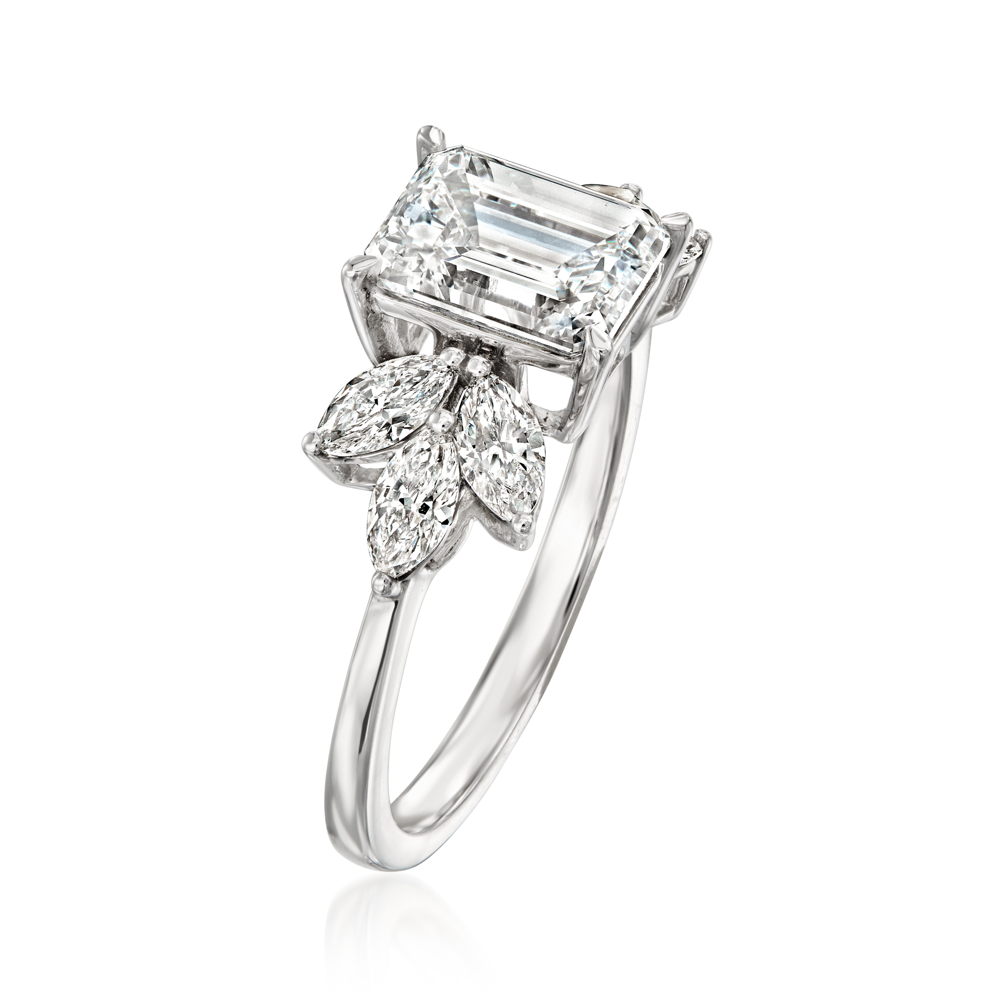 2.75 ct. t.w. Marquise and Emerald-Cut Lab-Grown Diamond