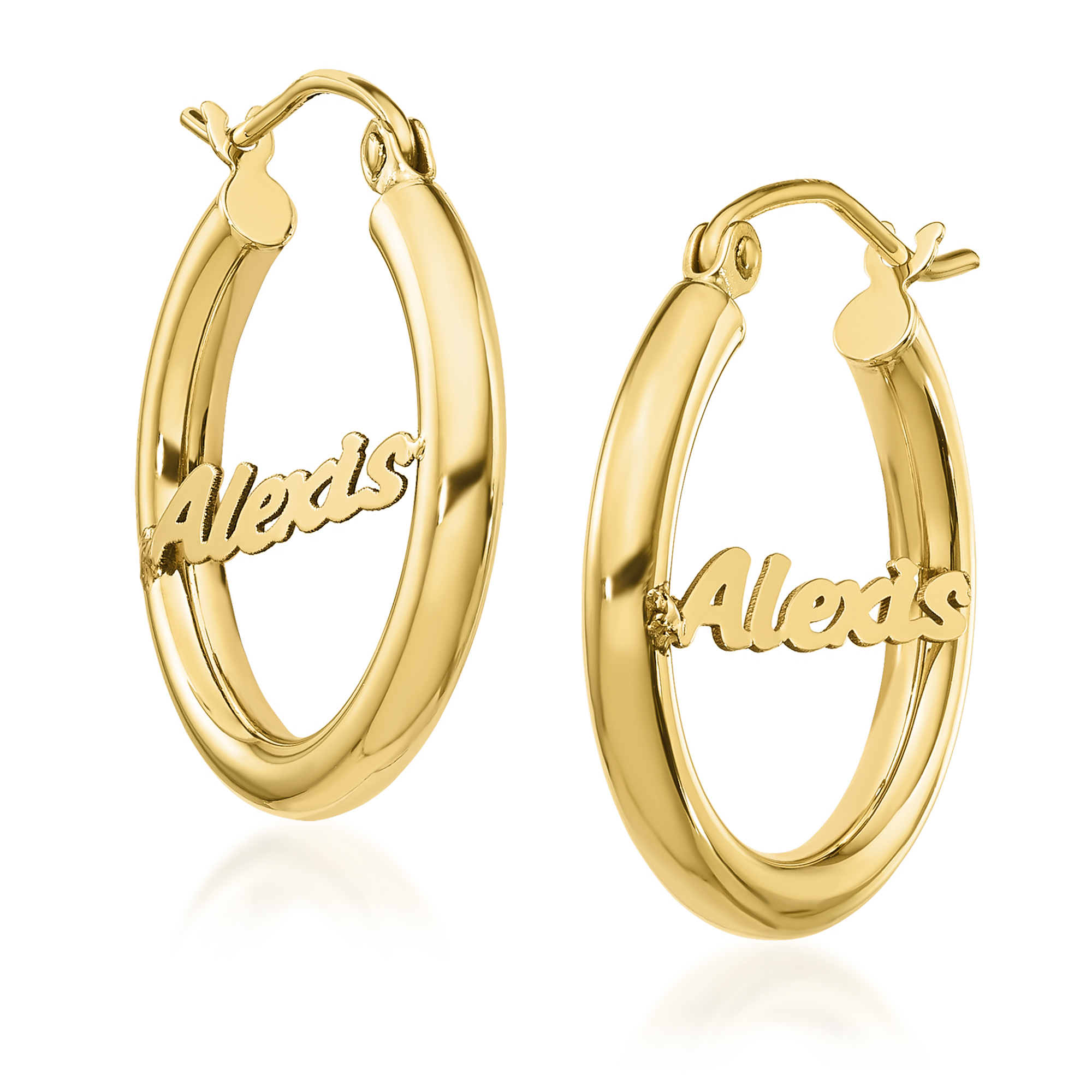 7 Cross Gold Hoop Earrings | STUDIO SEVEN (スタジオ セブン)