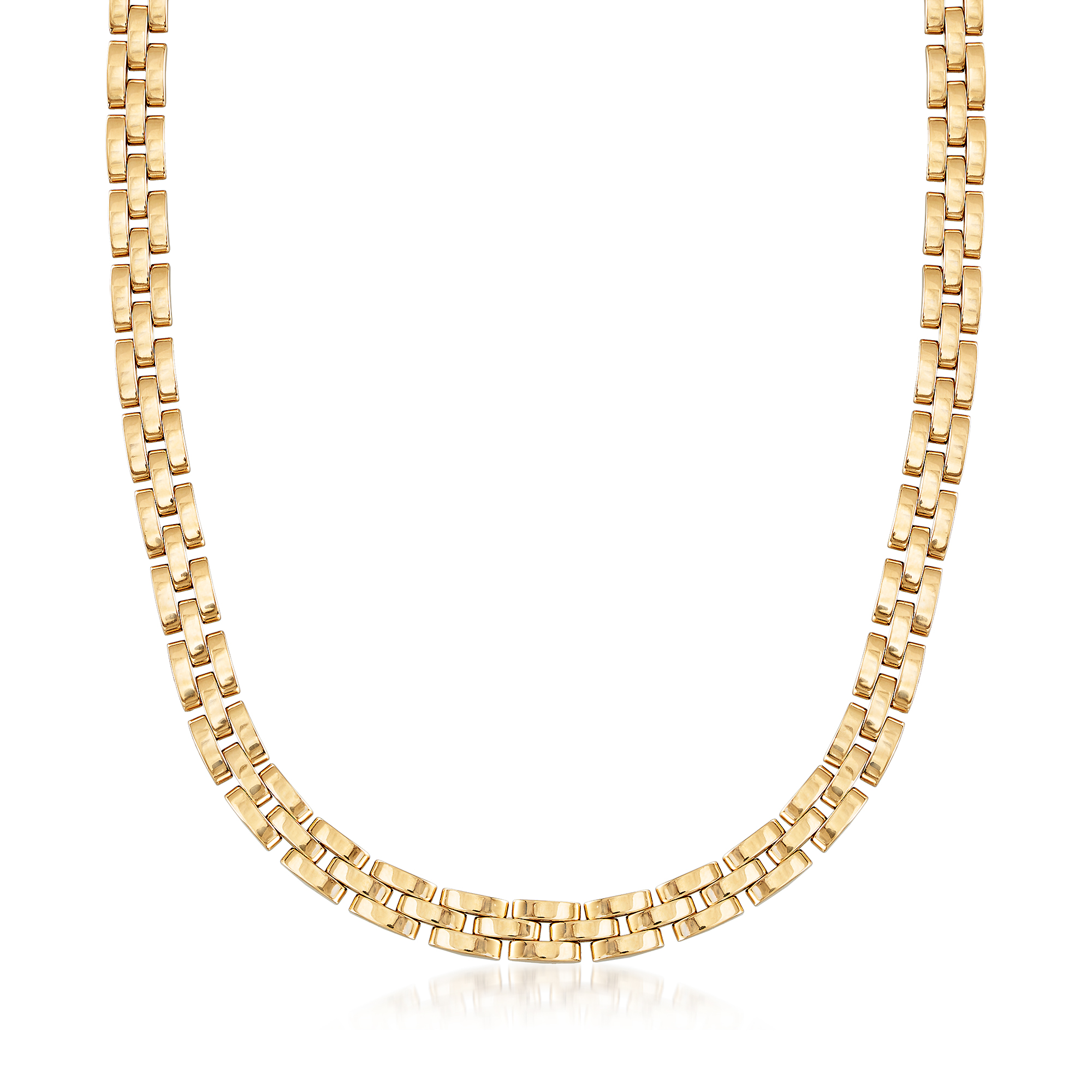 cartier panther link necklace