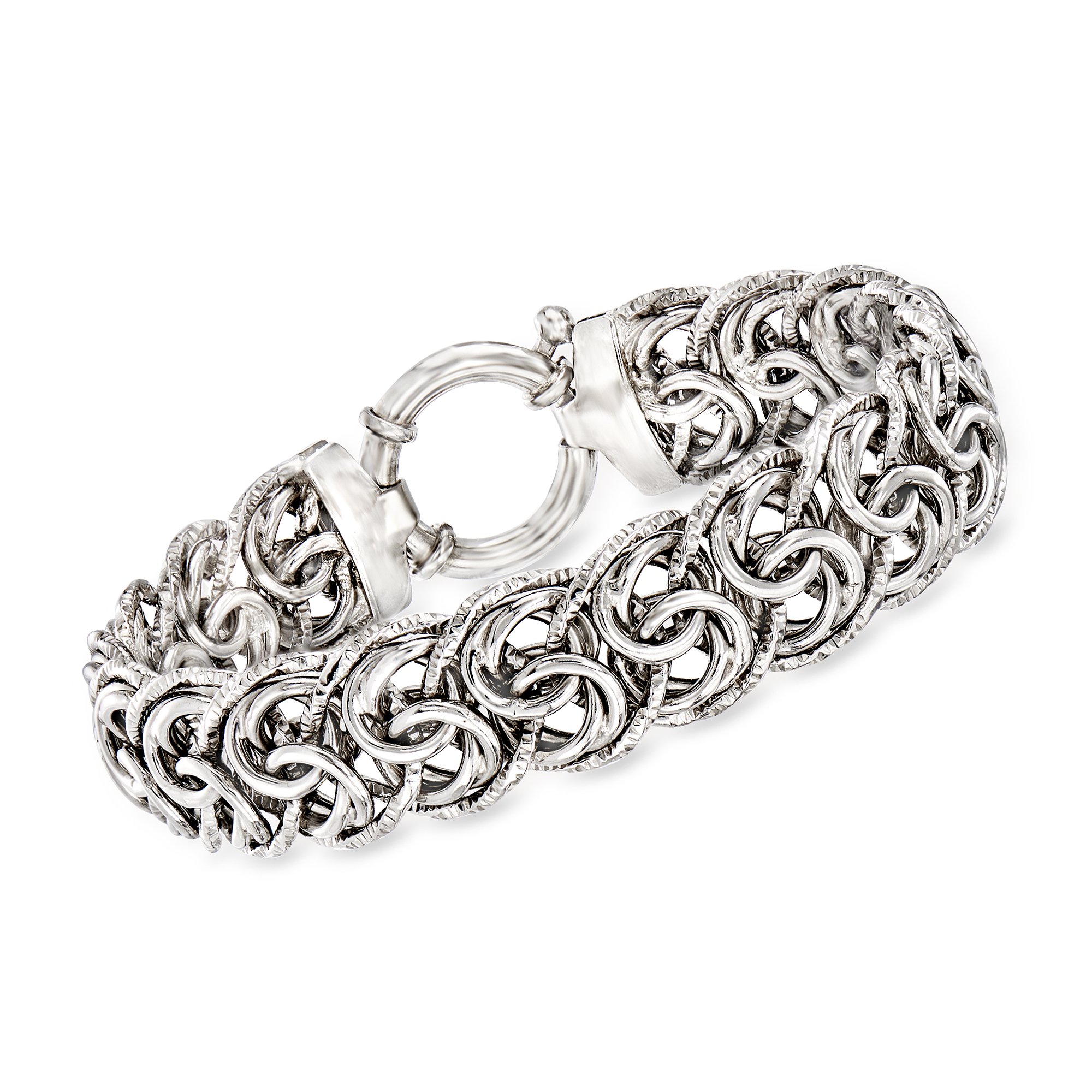 Sterling Silver Byzantine Bracelet RossSimons