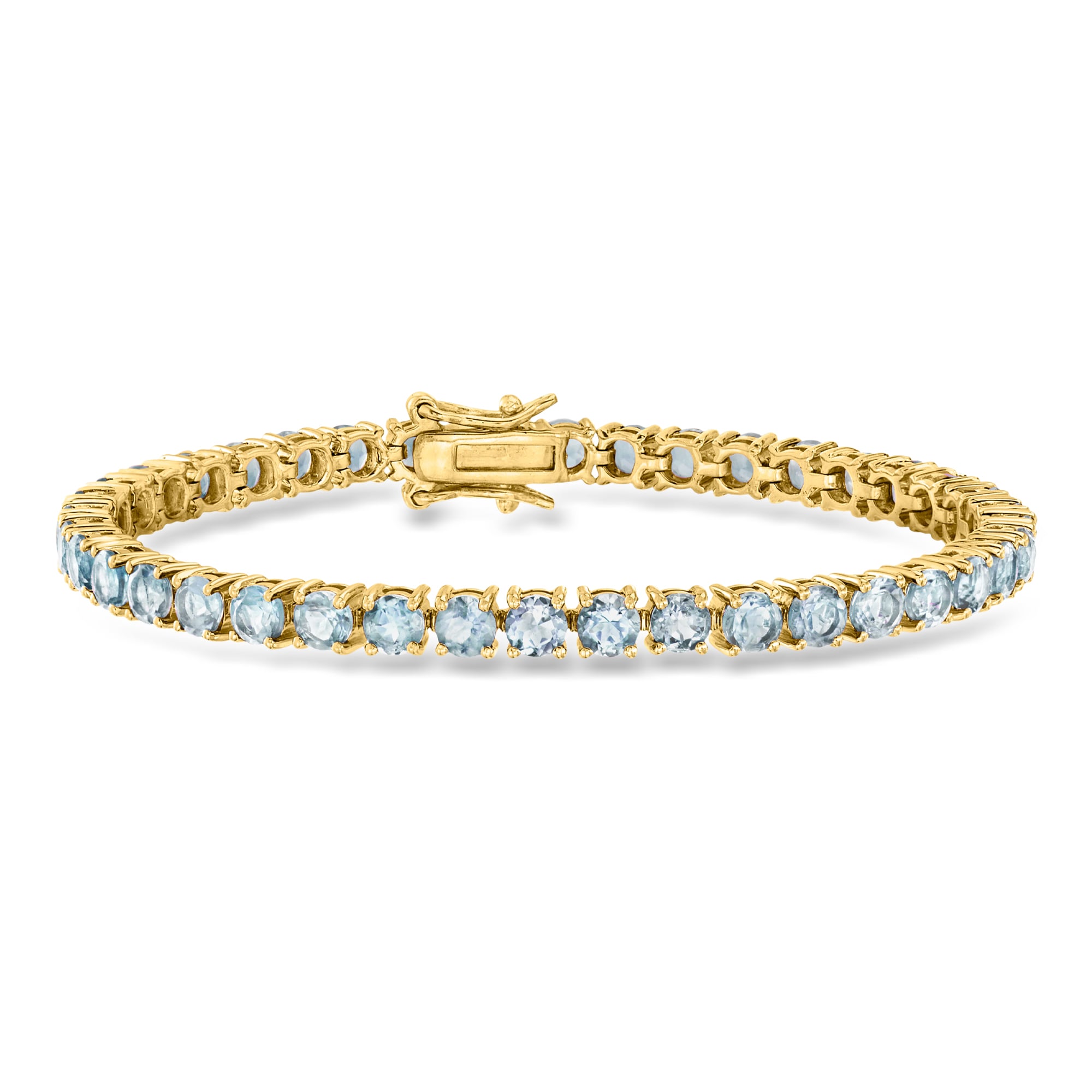 10.00 ct. t.w. Tanzanite Tennis Bracelet in Sterling Silver | Ross