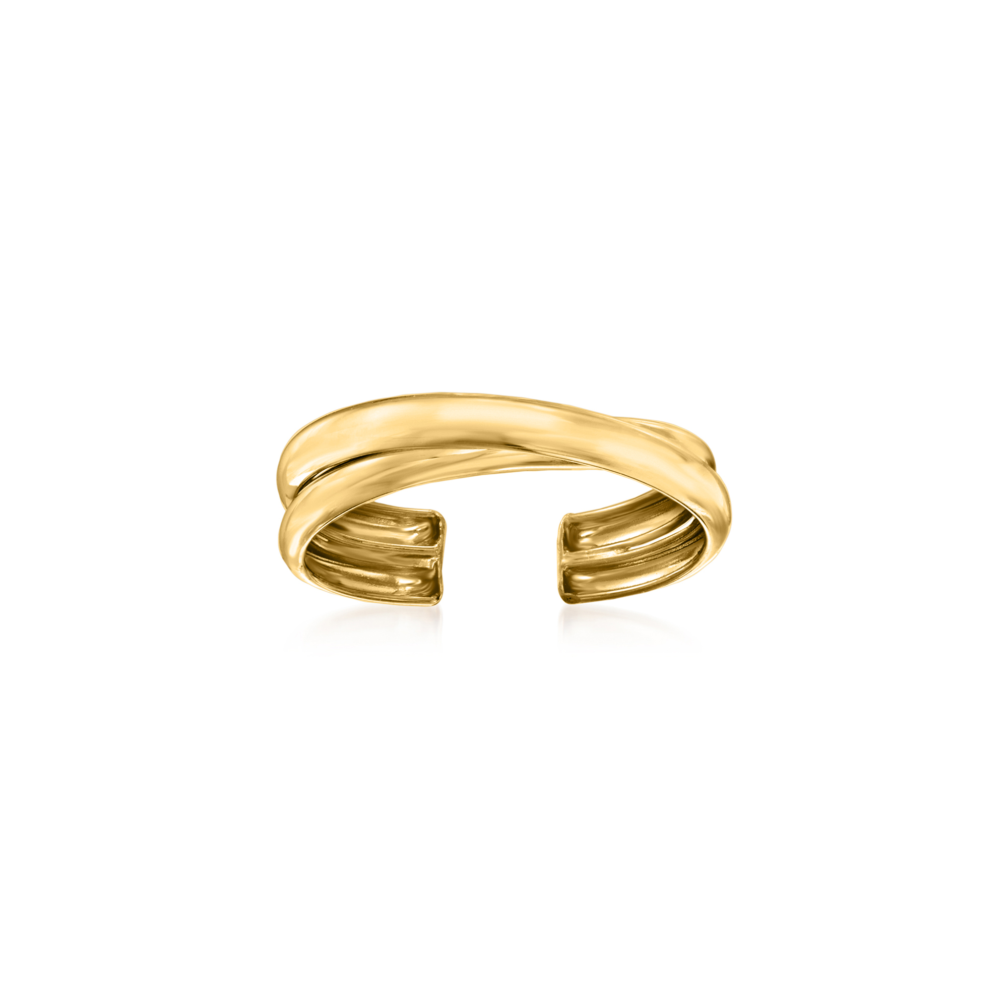14kt Yellow Gold Twisted Adjustable Toe Ring | Ross-Simons