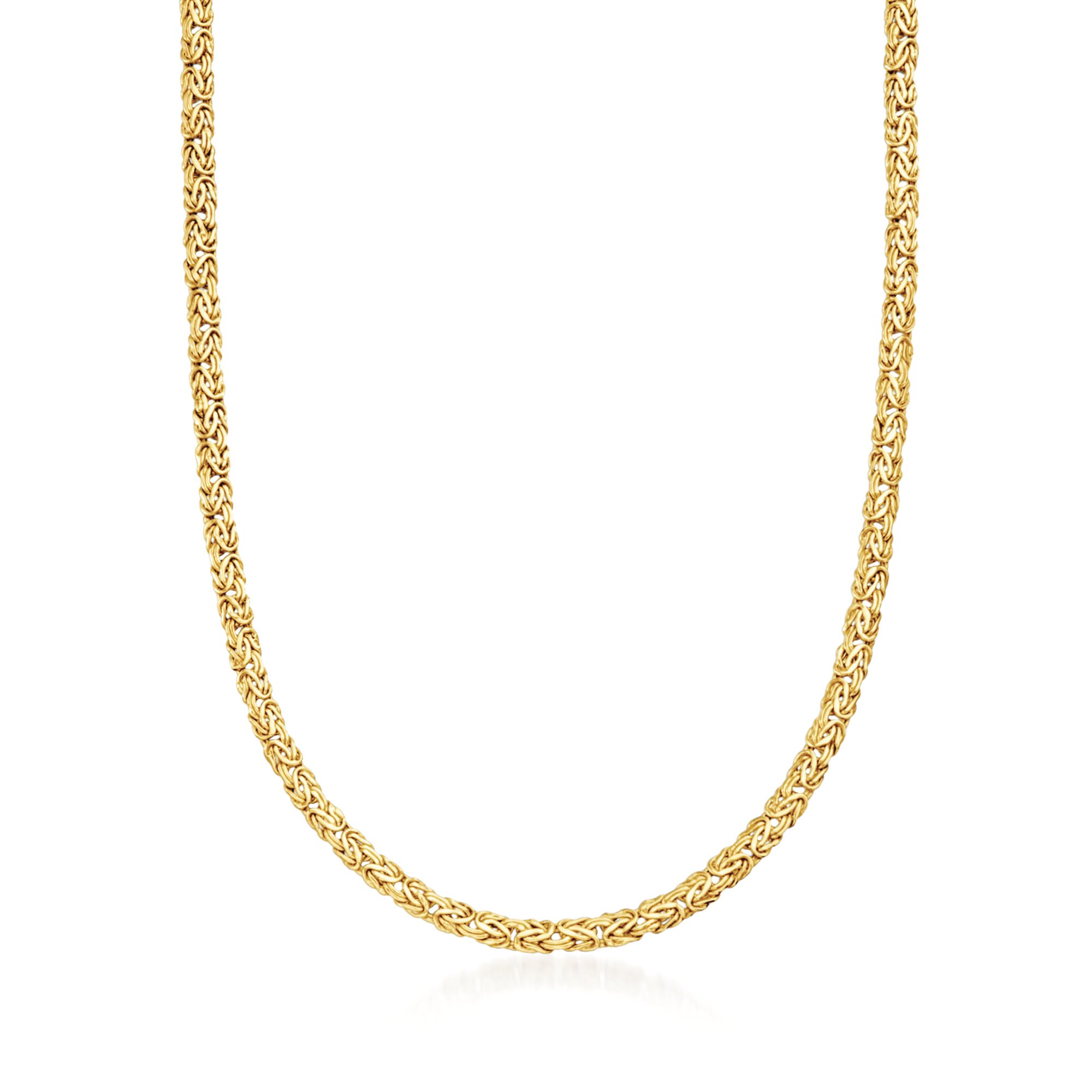 10kt Yellow Gold Byzantine Necklace | Ross Simons