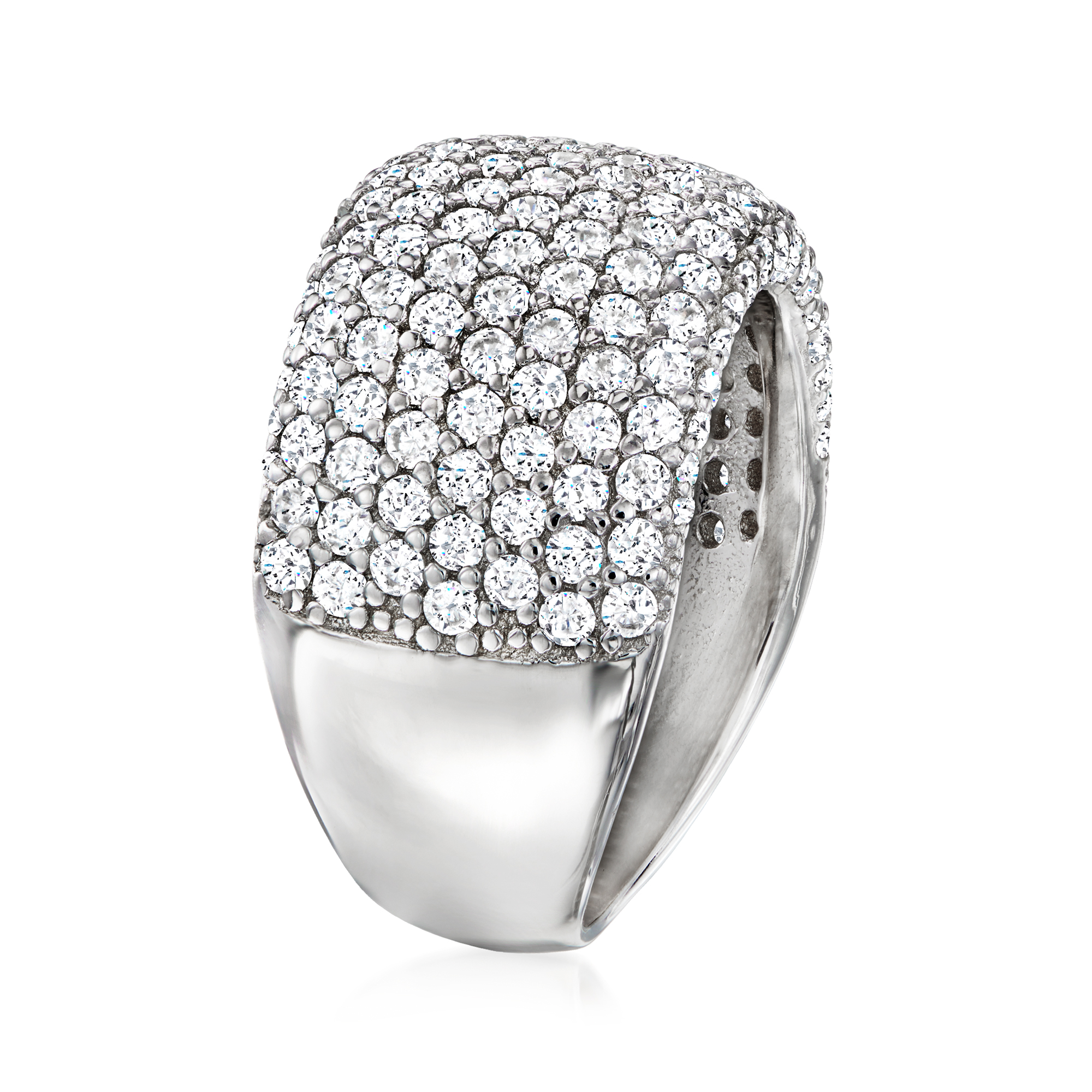 2.40 ct. t.w. CZ Ring in Sterling Silver