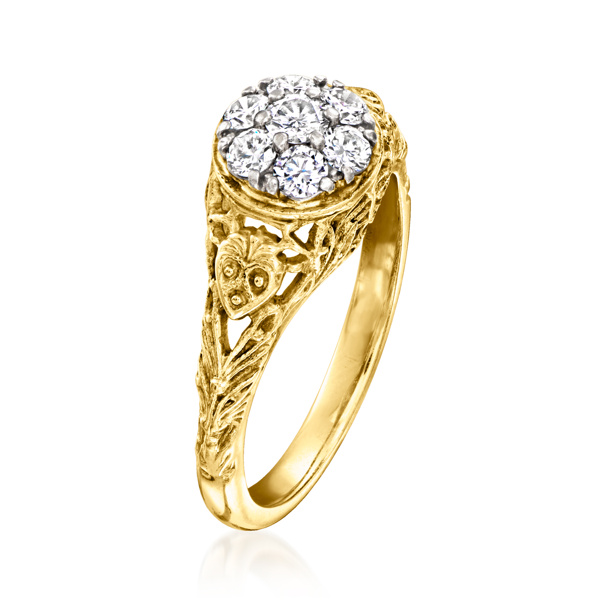 やよ　⋆✦ダイヤモンドリング⋆✦ Jexy jewels 2.00 Ctw Round Cut Diamond Solitaire Women's