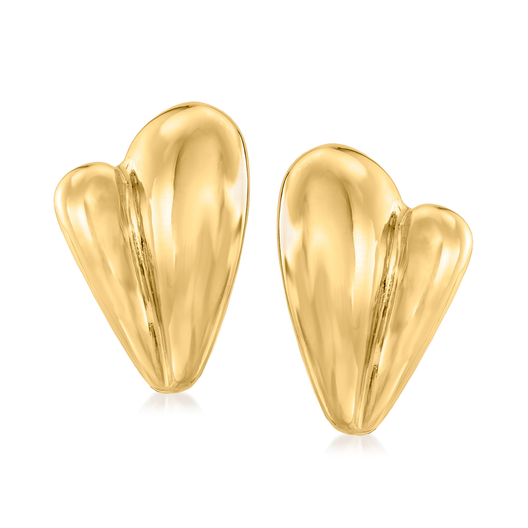 Milan Heart Earrings - Gold