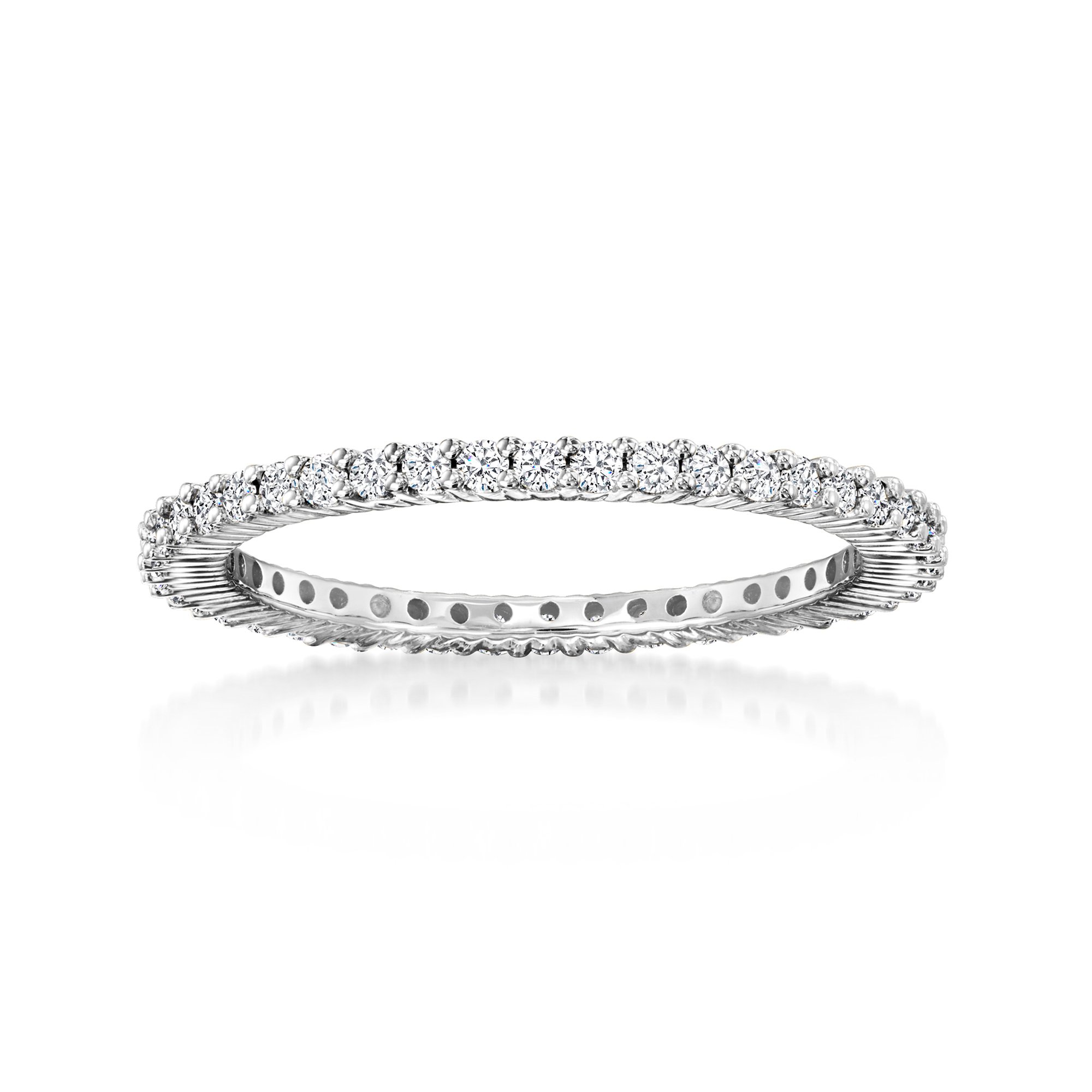 ☆riize アントン☆【TEE RING JAY】☆White Eternity Rin.g☆ eternity-wedding-band-in-18k-